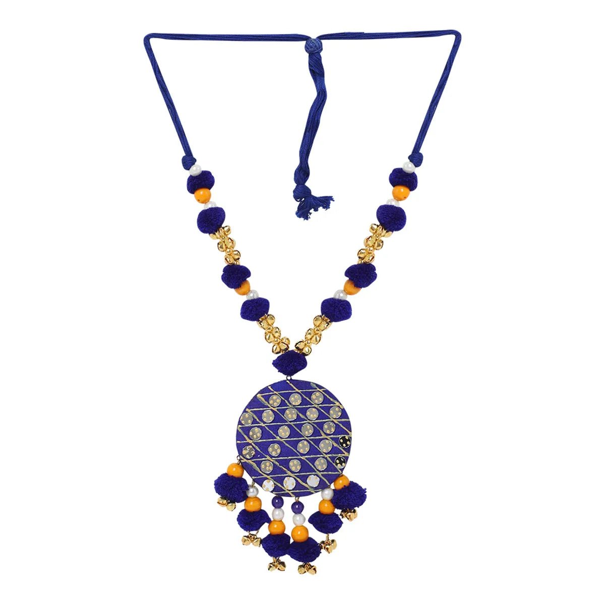 Azure Classic Multi Color Hand Painted (Necklace) HP - NP - 125 - KHOJ.CITY