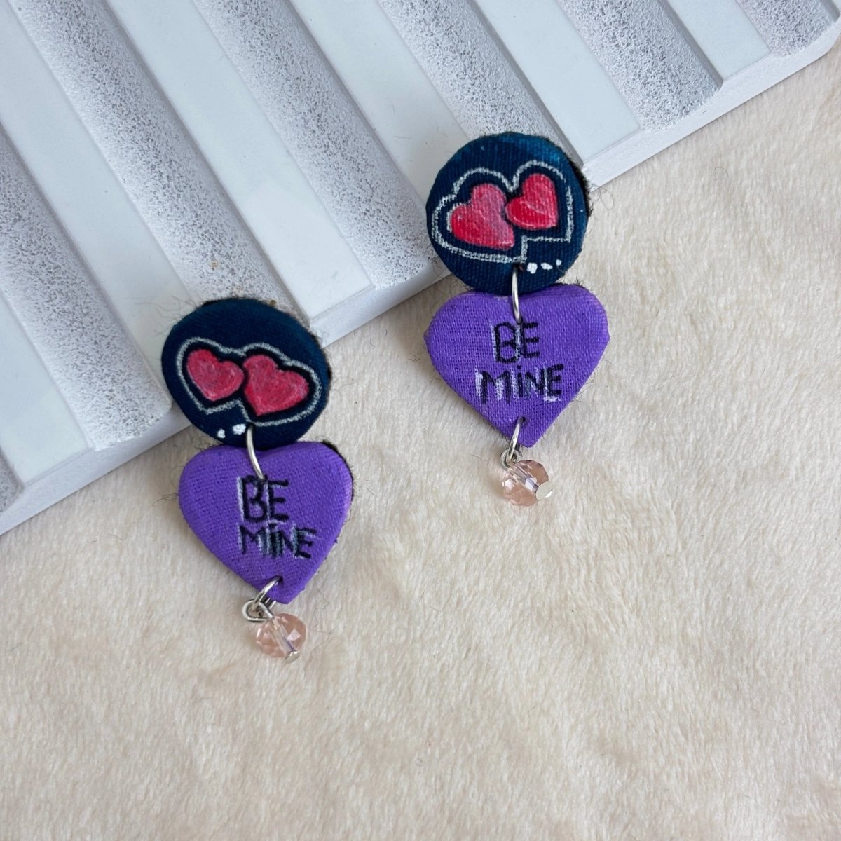 Be Mine Bling love (Earrings) HP - ER - 255 - KHOJ.CITY