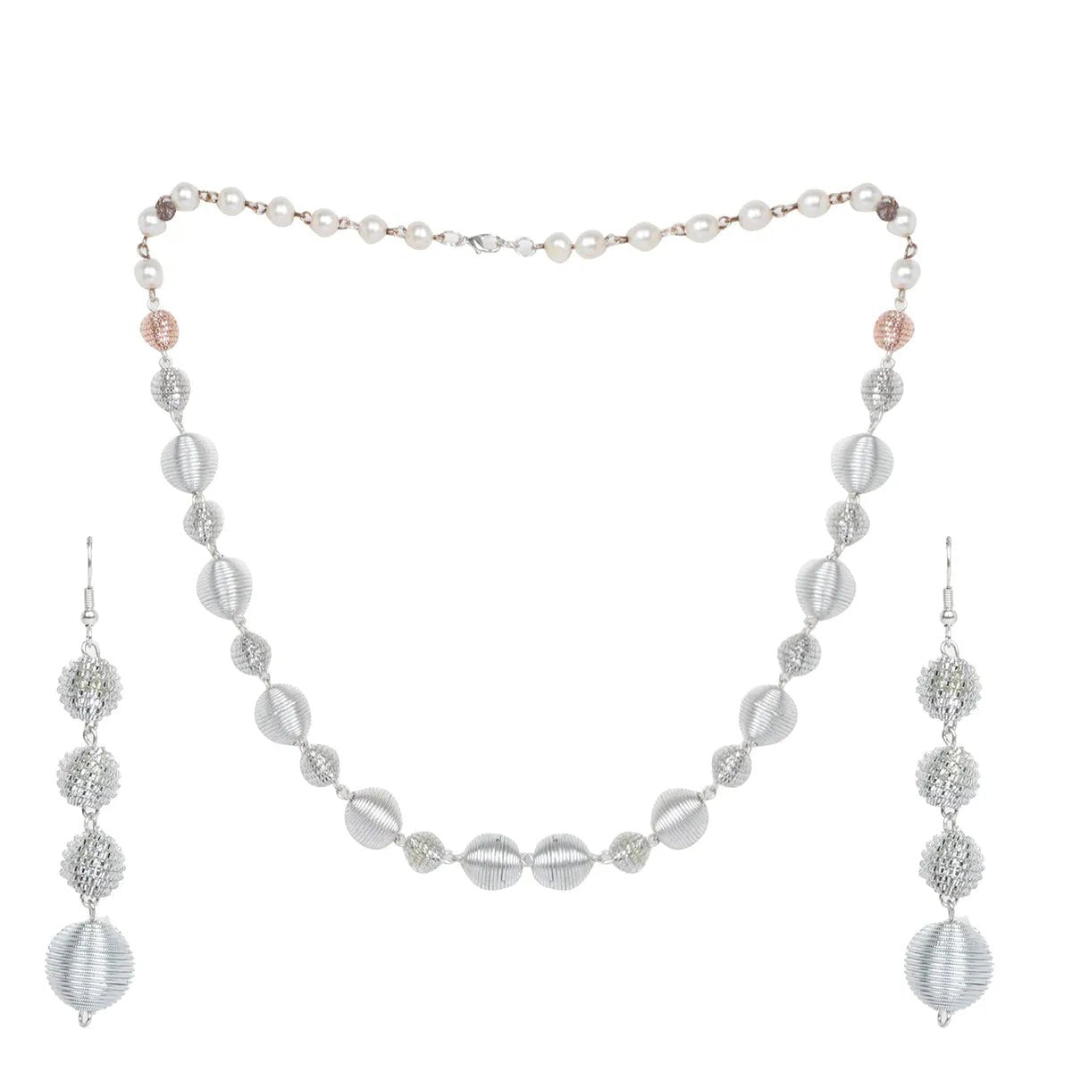 Bling Love Multi Color Handmade (Necklace set) HM - NP - KHOJ.CITY