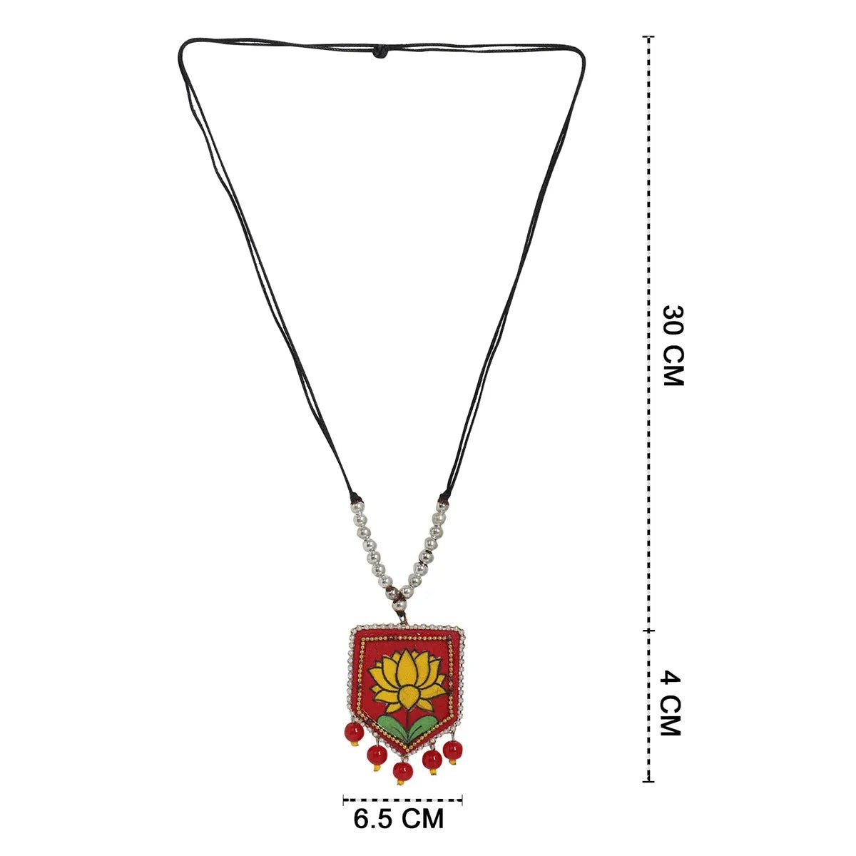 Braze Bohemian Red Handmade (Necklace set ) HM - NP - KHOJ.CITY