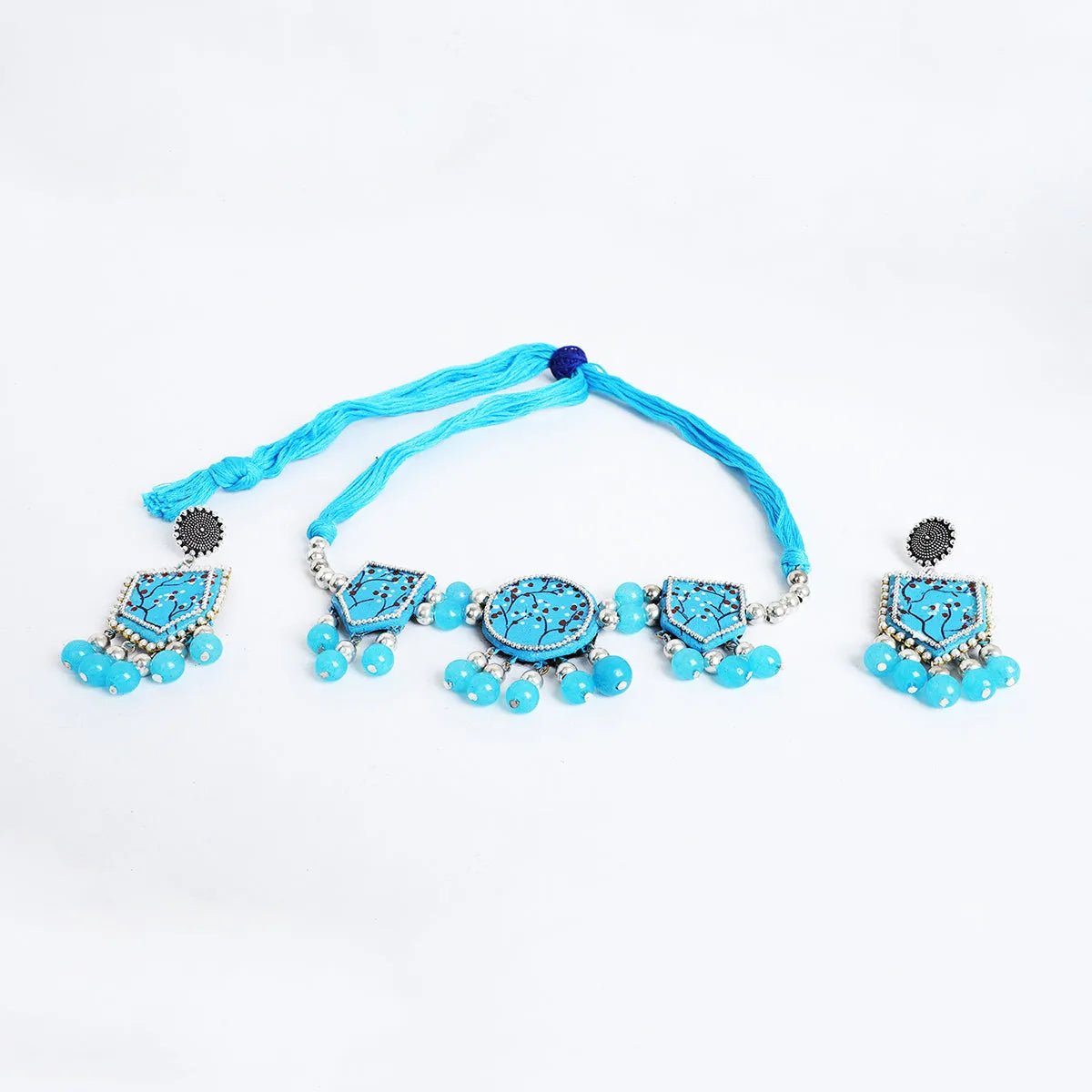 Cassia Traditional Multi Color Handmade (Choker set) HP - NP - KHOJ.CITY