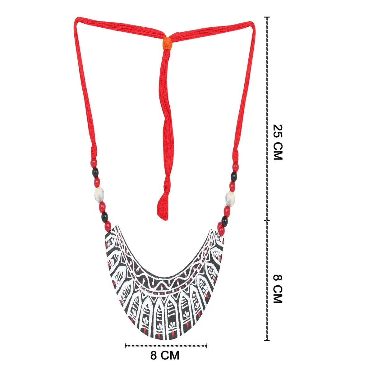 Chandravati Classic Multi Color Hand Painted (Necklace) HP - NP - 024 - KHOJ.CITY