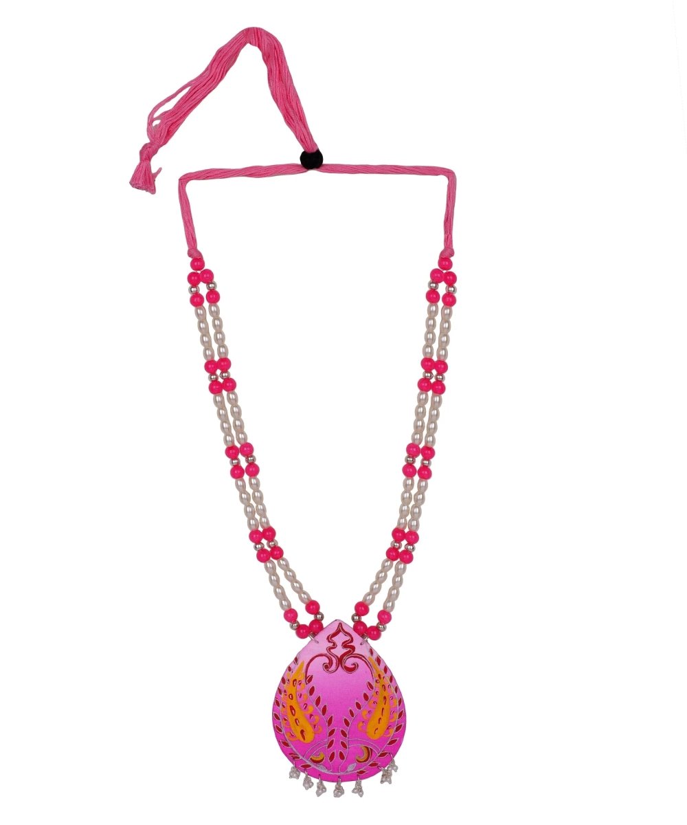 Charita Classic Multi Color Hand Painted (Necklace) HP - NP - 025 - KHOJ.CITY