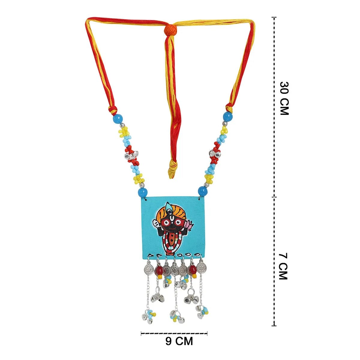 Damodar Puri Jagannath Traditional Multi Color Handmade (Necklace set) HP - NP - KHOJ.CITY