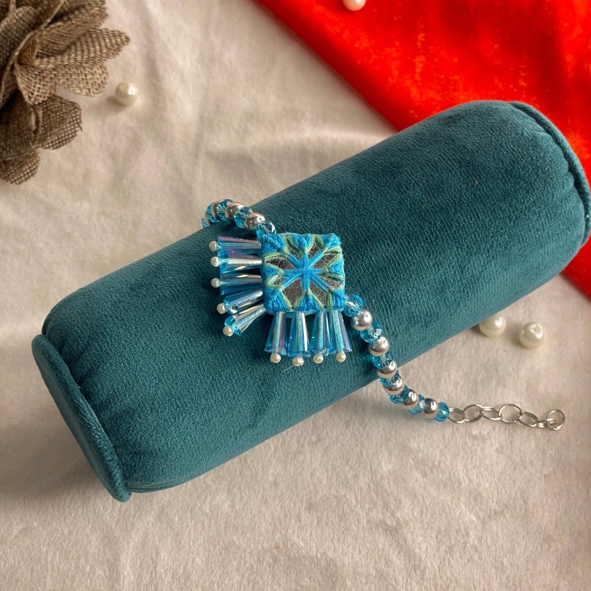 Denim Traditional Multi Color Handmade (Bracelet) HM - BR - 011 - KHOJ.CITY