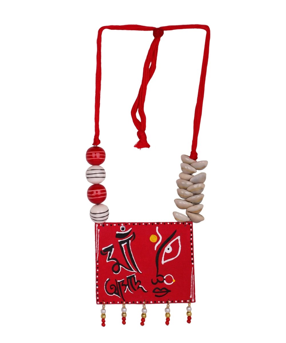 Dhaatri Classic Multi Color Hand Painted (Necklace) HP - NP - 033 - KHOJ.CITY