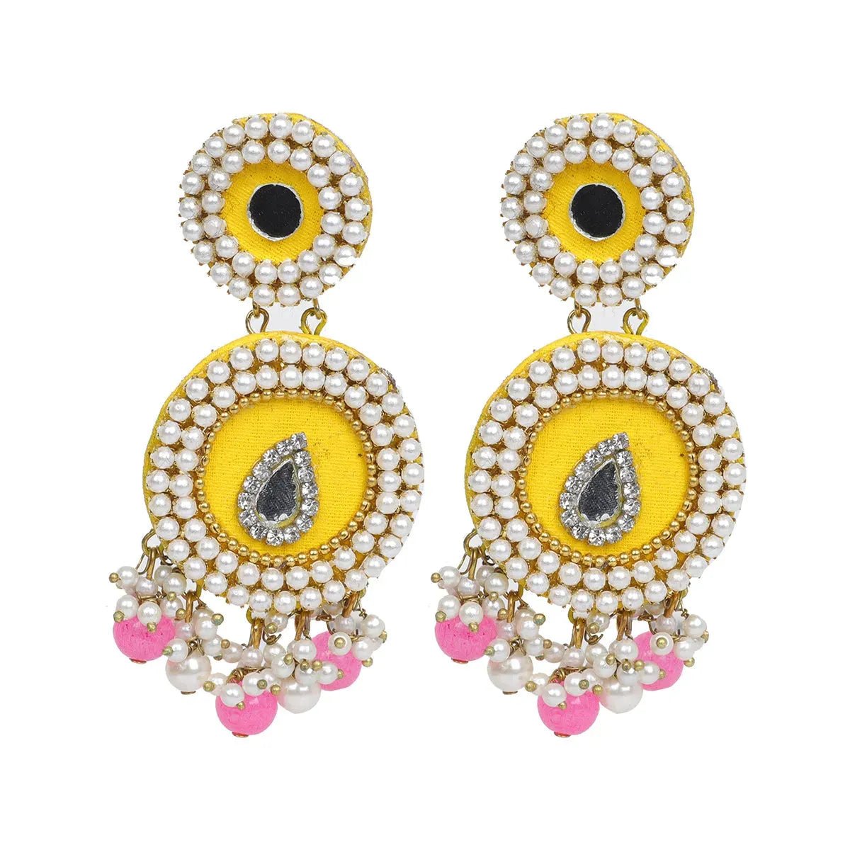 Diya Classic Multi Color Handmade Bridal Jewelry (Shaadi Set) - 002 - KHOJ.CITY