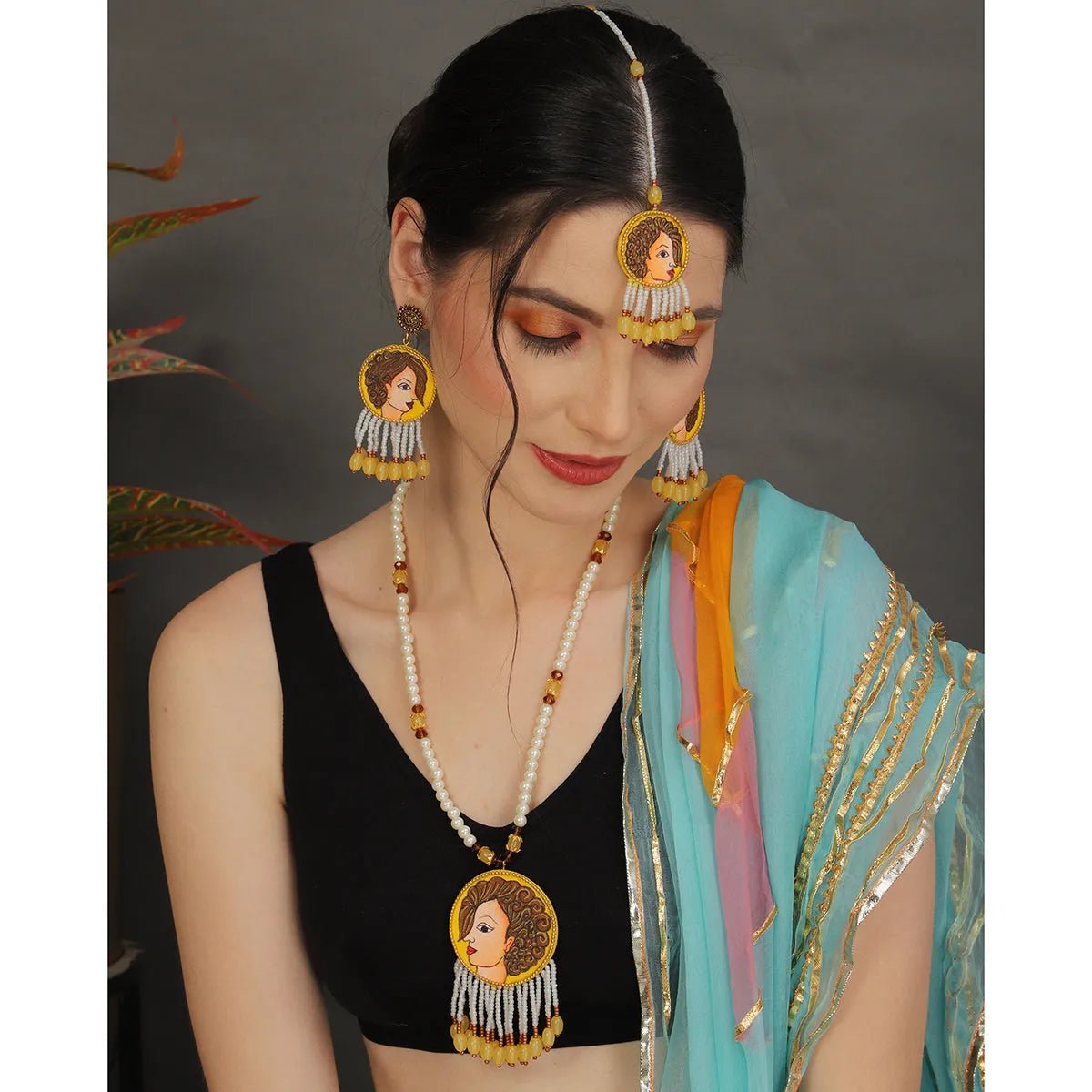 Doll Traditional Yellow Handmade (Shaadi Set) HM - NP - KHOJ.CITY