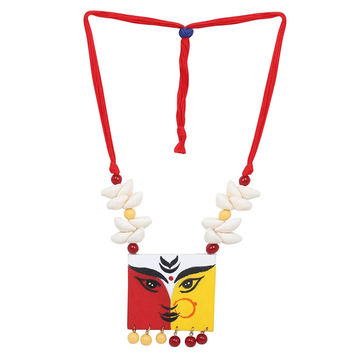 Durga Ma Traditional Multi Color Handmade (Necklace) HM - NP - KHOJ.CITY