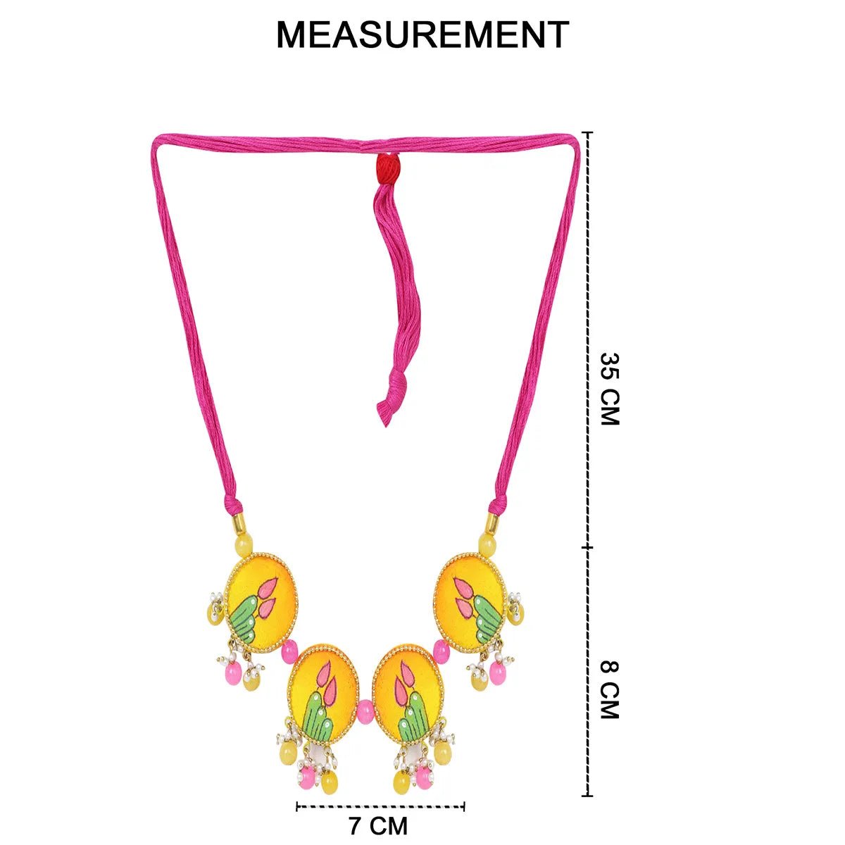 Dusk Traditional Multi Color Hand Painted (Choker) HP - NP - KHOJ.CITY