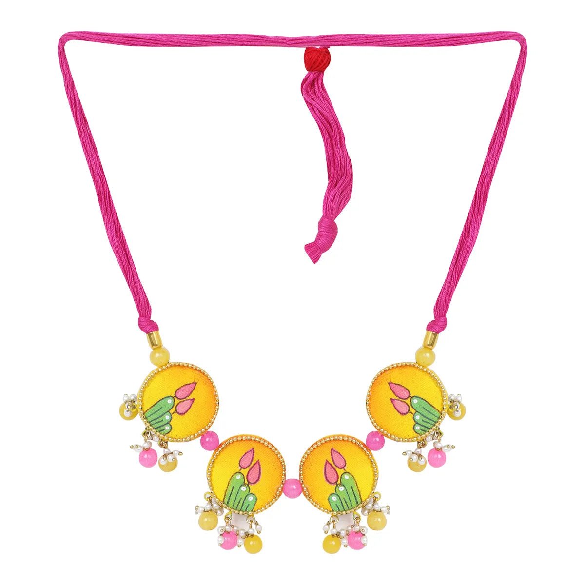 Dusk Traditional Multi Color Hand Painted (Choker) HP - NP - KHOJ.CITY