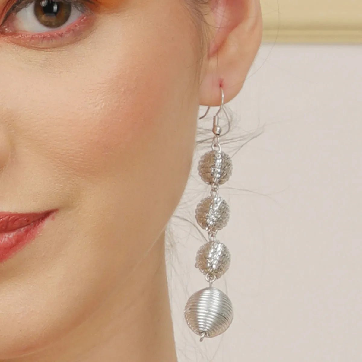 Glittery Bling love (Earrings) HP - ER - 260 - KHOJ.CITY