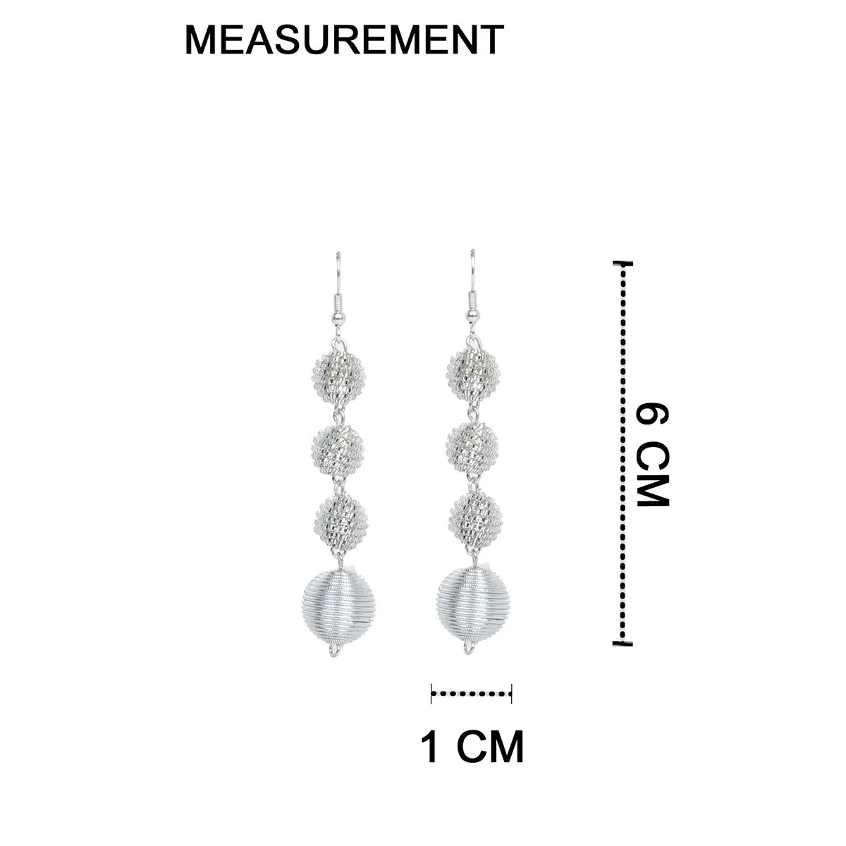 Glittery Bling love (Earrings) HP - ER - 260 - KHOJ.CITY