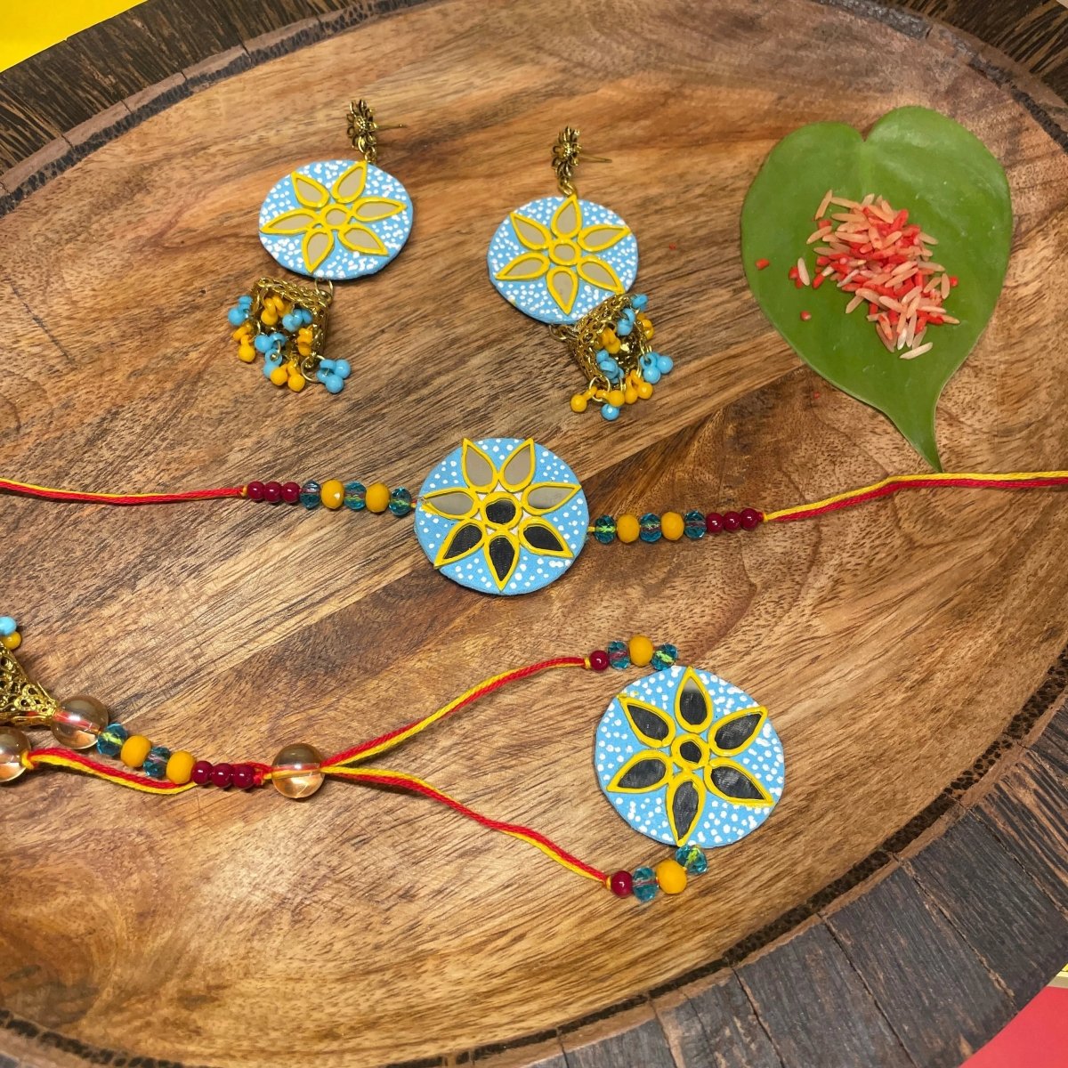 Handmade Rakhi Hamper - 023 - KHOJ.CITY