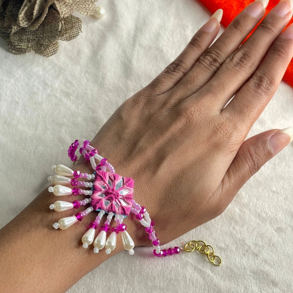 Harper Mirror Classic Multi Color Handmade (Bracelet) HM - BR - 014 - KHOJ.CITY