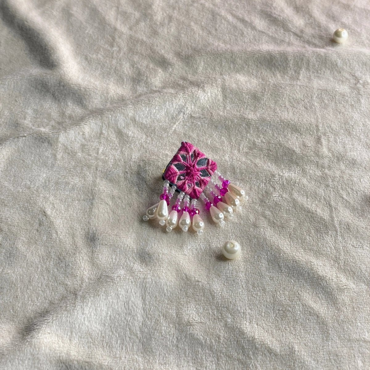 Harper Mirror Classic Multi Color Handmade (Ring) HM - RG - 007 - KHOJ.CITY