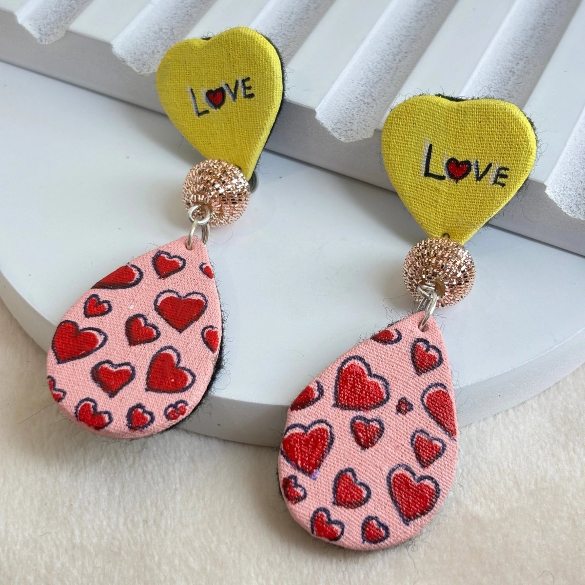 Heart Bling love (Earrings) HP - ER - 248 - KHOJ.CITY