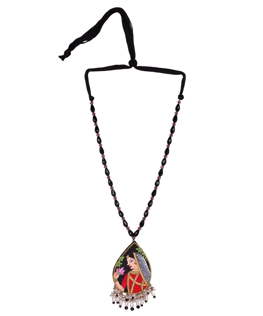 Kali Black Classic Hand Painted (Necklace) HP - NP - 061 - KHOJ.CITY