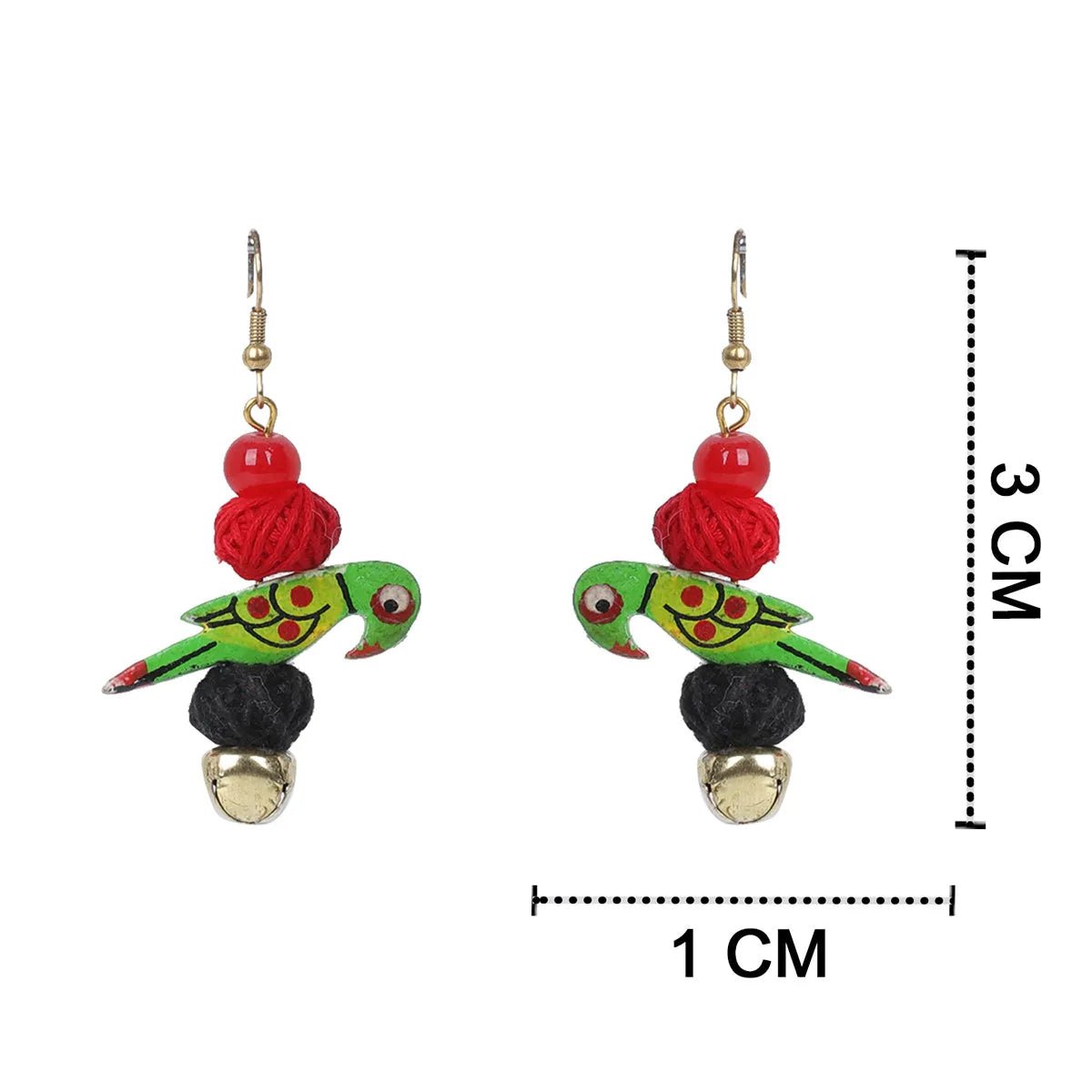 Keers Parrot Bohemian Multi Color Handmade (Choker Set) HM - NP - 007 - KHOJ.CITY