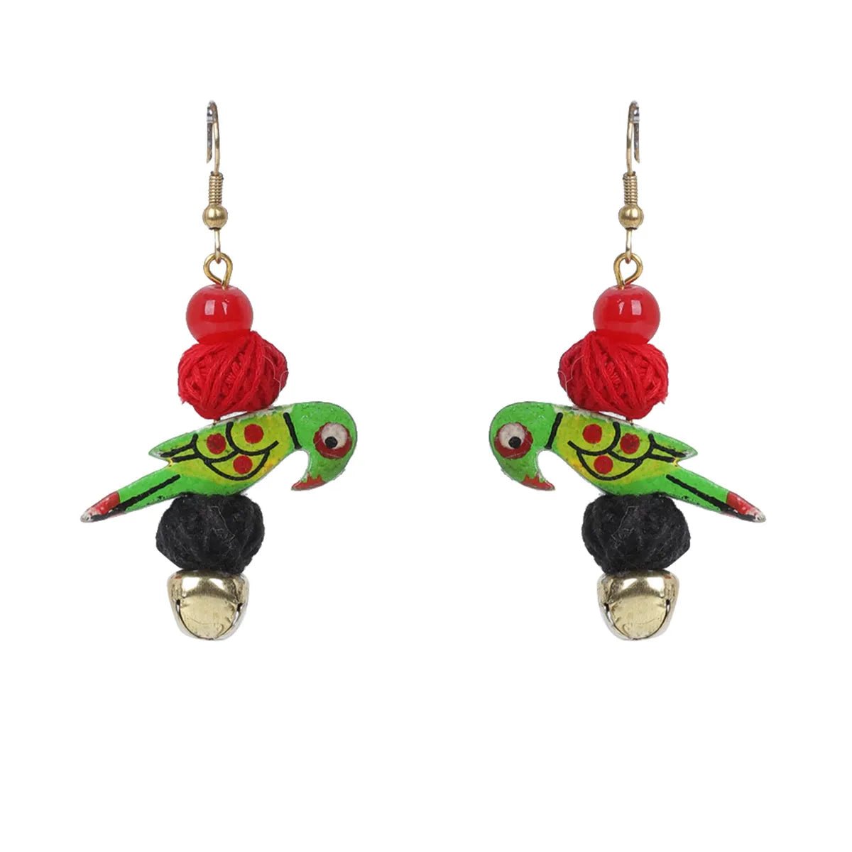 Keers Parrot Bohemian Multi Color Handmade (Choker Set) HM - NP - 007 - KHOJ.CITY