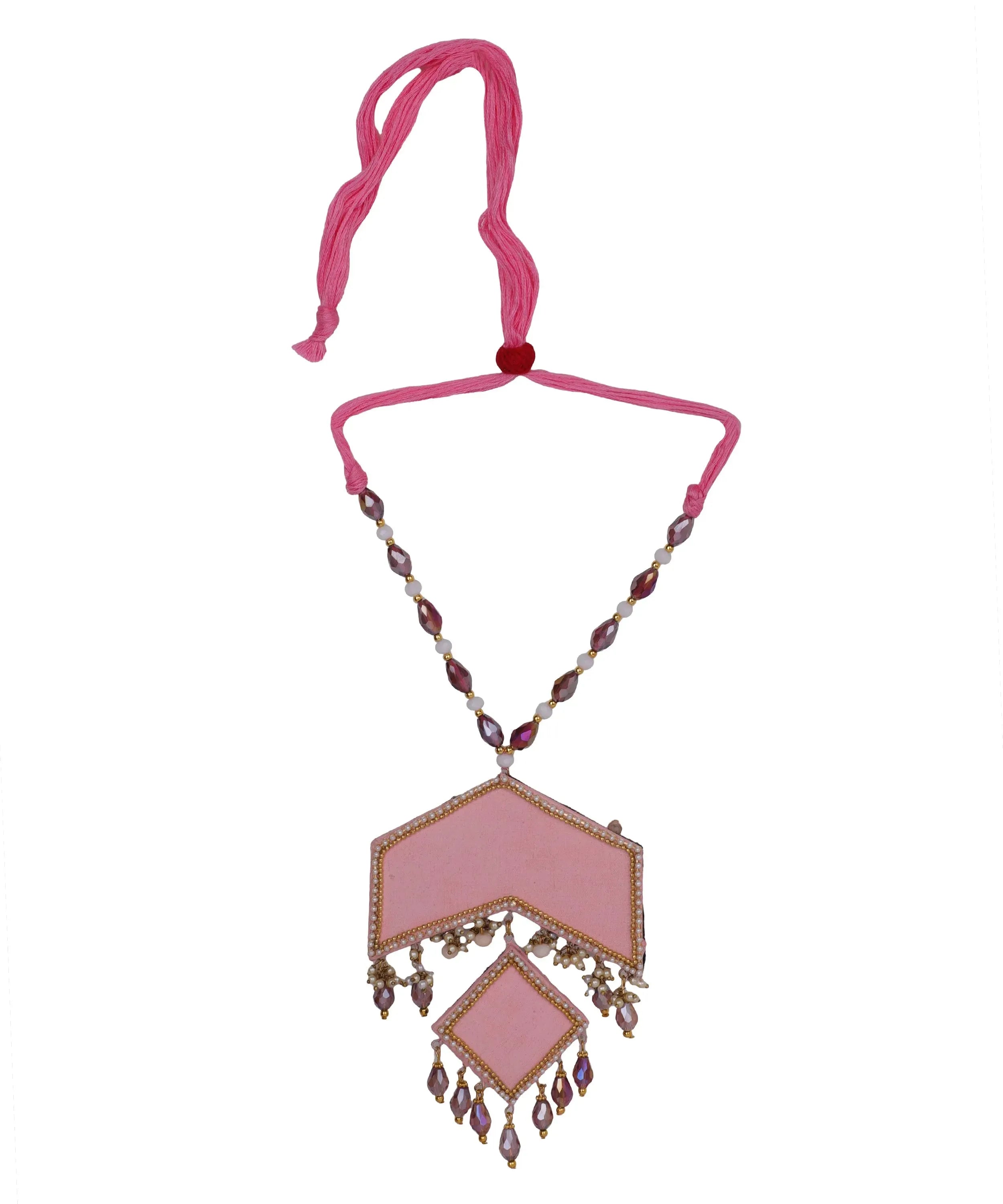 Amant Bohemian Multi Color Hand Painted (Necklace Set) HP-NP-170 - KHOJ.CITY