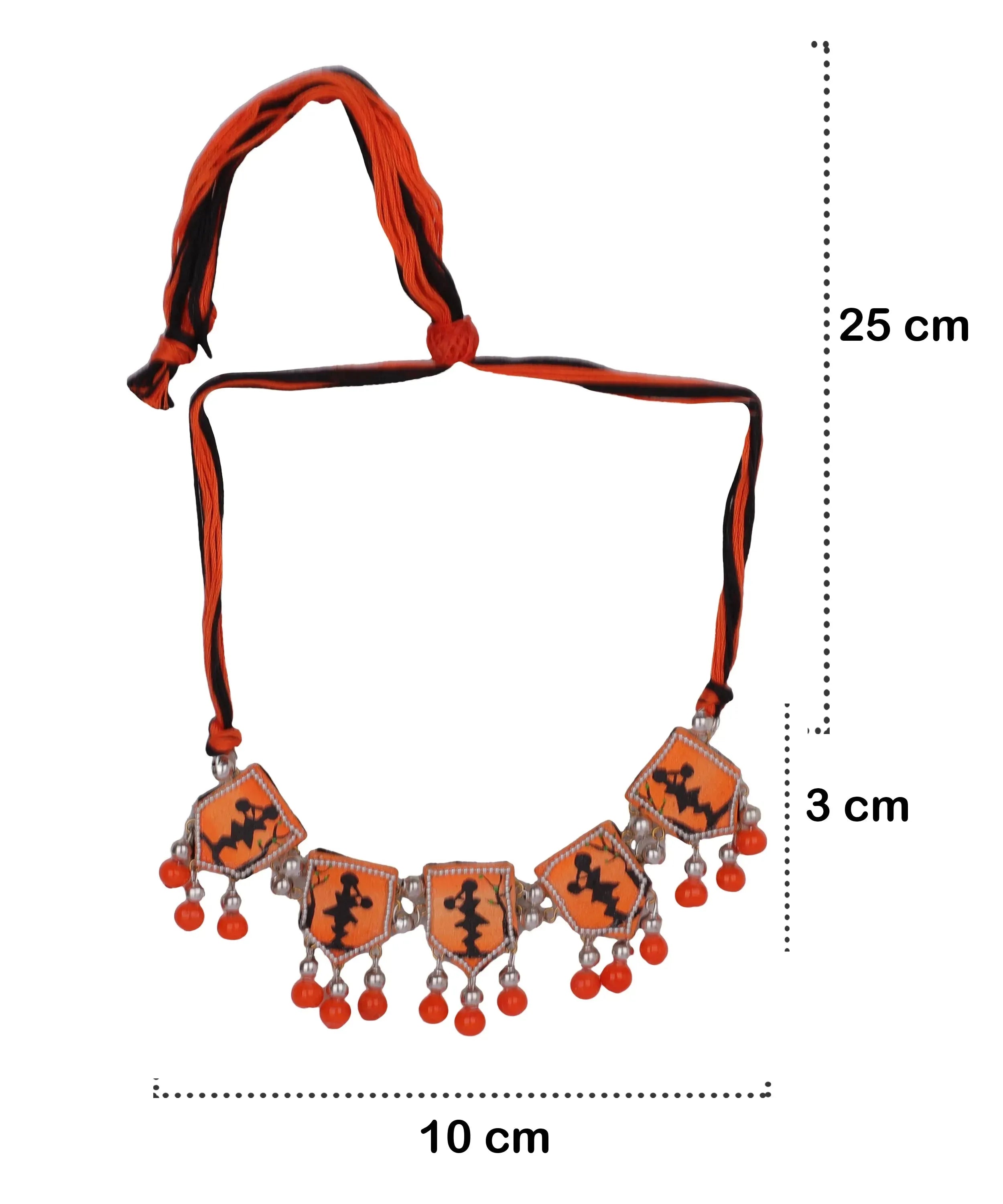 Bali Classic Multi Color Hand Painted (Necklace/Choker) HP-NP-176 - KHOJ.CITY
