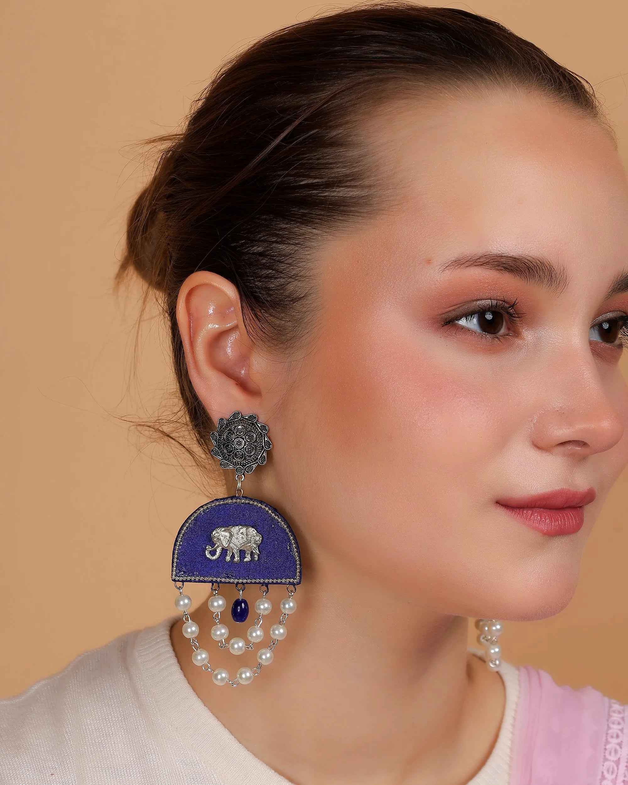 Blue Dome Classic Multi Color Handmade (Choker Set) HM-NP-003 - KHOJ.CITY