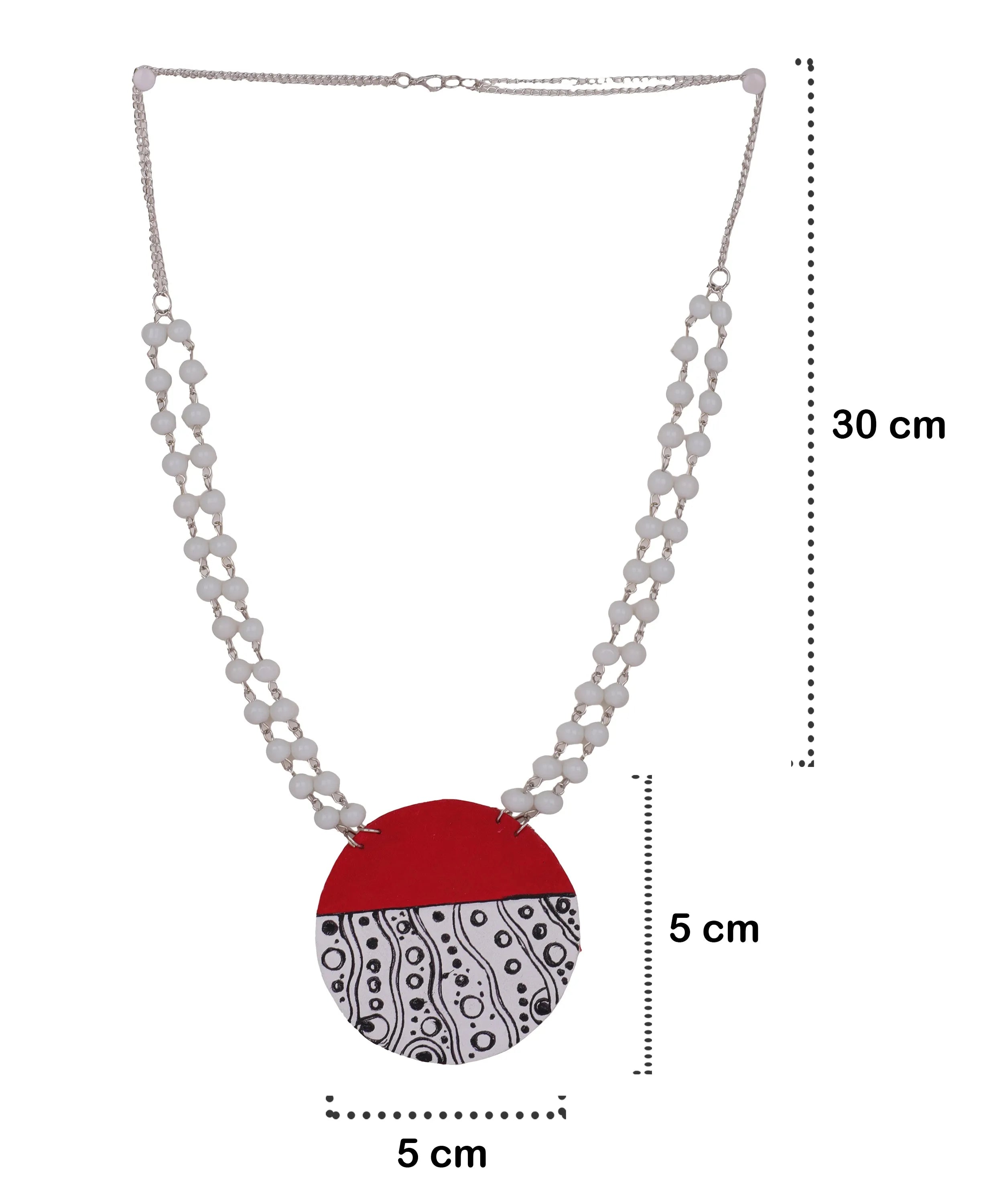 Caesar Classy Classic Multi Color Hand Painted (Necklace) HP-NP-021 - KHOJ.CITY