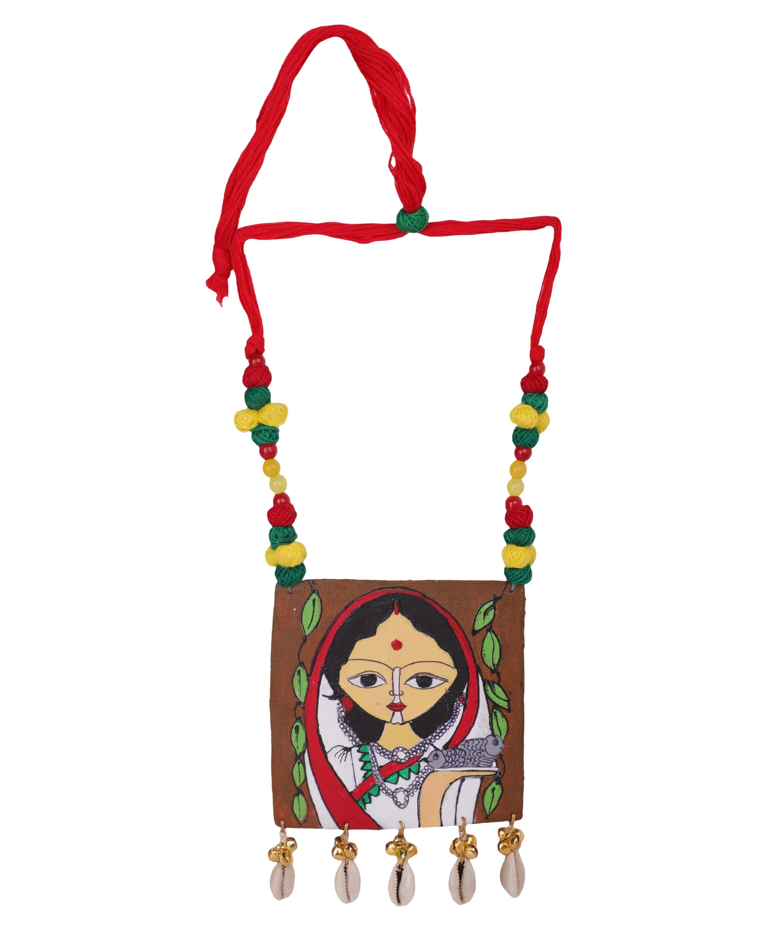 Eclectic Classic Multi Color Hand Painted (Necklace) HP-NP-037 - KHOJ.CITY