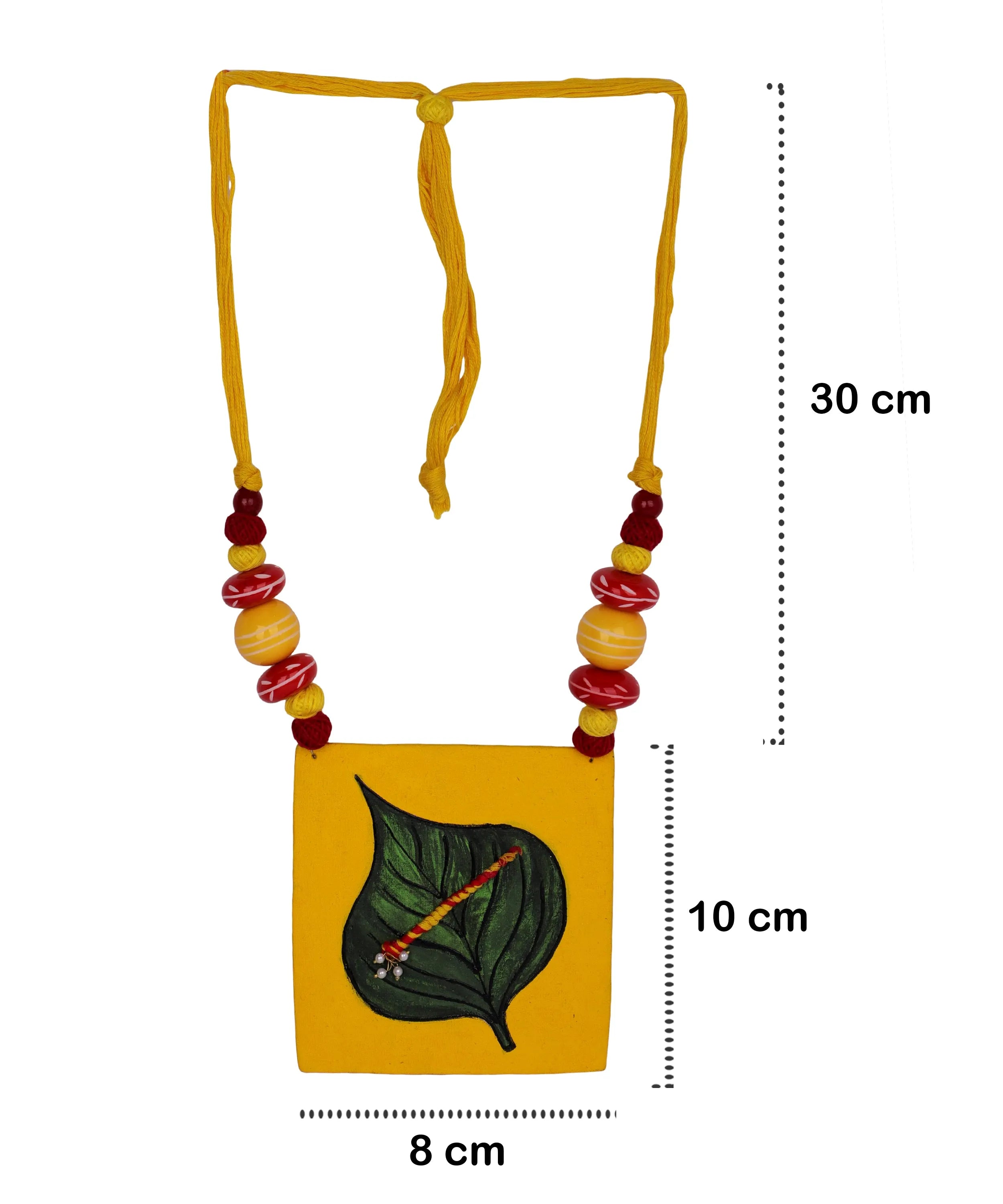 Gopala Traditional Multi Color Hand Painted (Necklace Set) HP-NP-041 - KHOJ.CITY