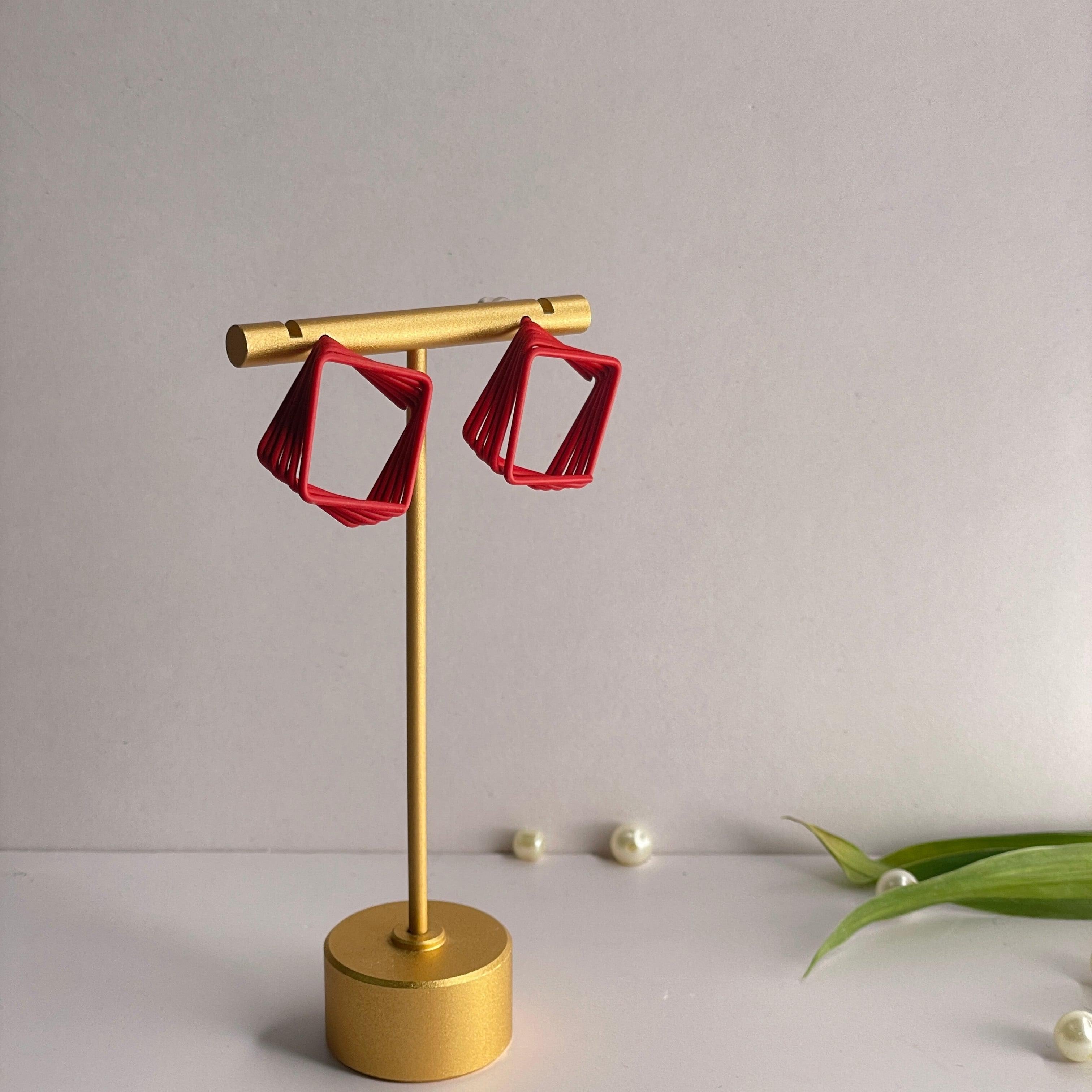 Handmade Acrylic (Earring ) United By Craft - 632 - KHOJ.CITY