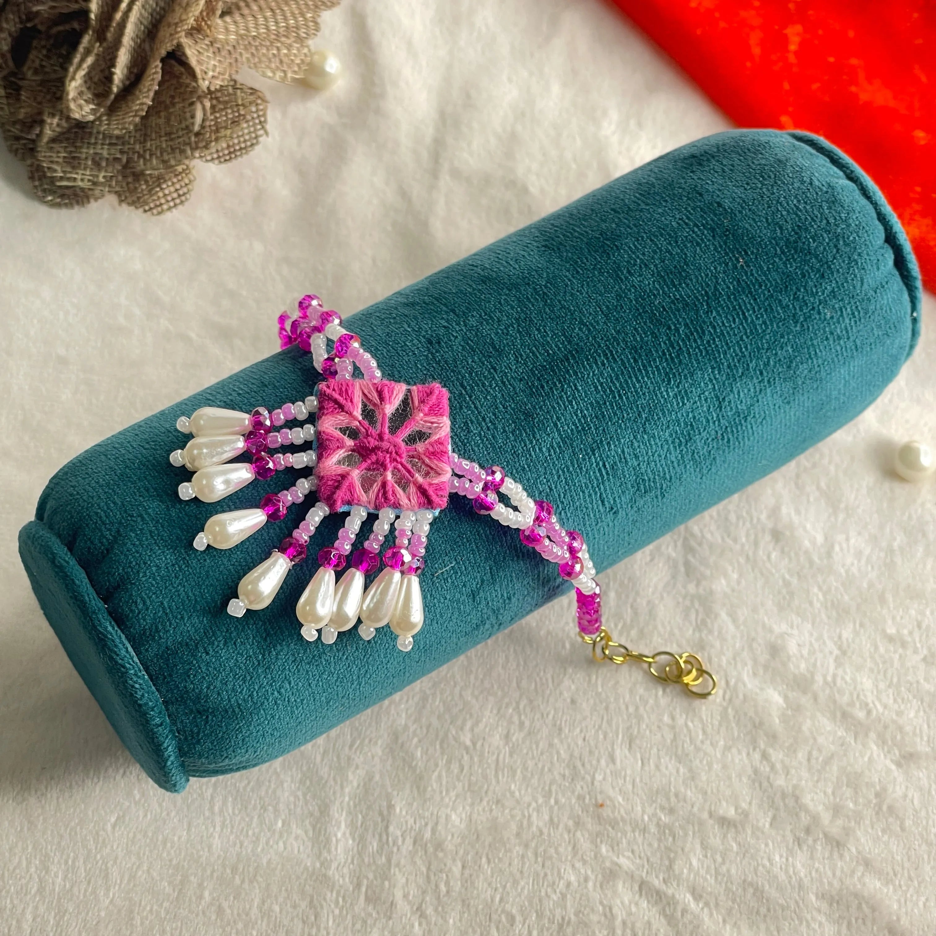 Harper Mirror Classic Multi Color Handmade (Bracelet) HM-BR-004 - KHOJ.CITY