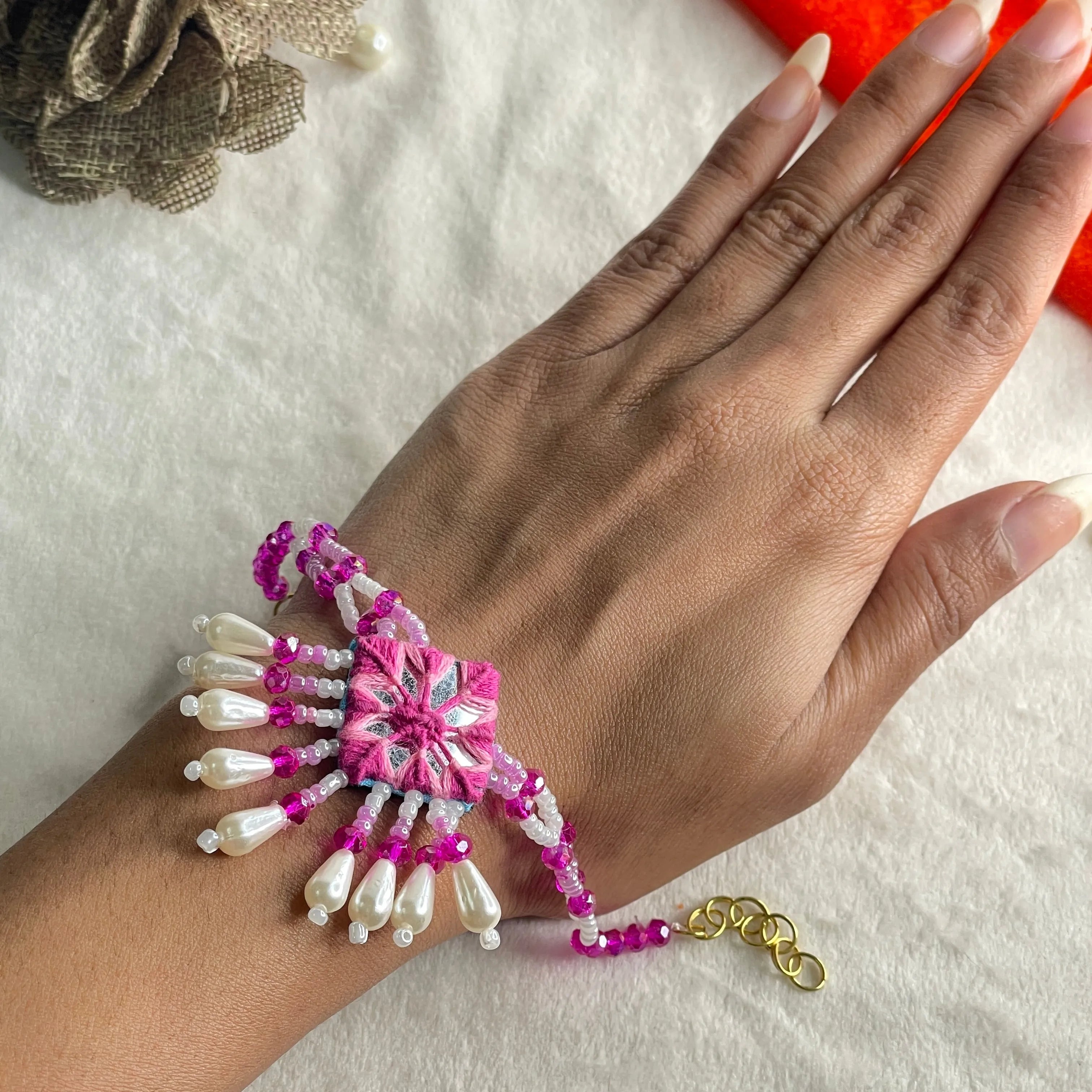 Harper Mirror Classic Multi Color Handmade (Bracelet) HM-BR-004 - KHOJ.CITY