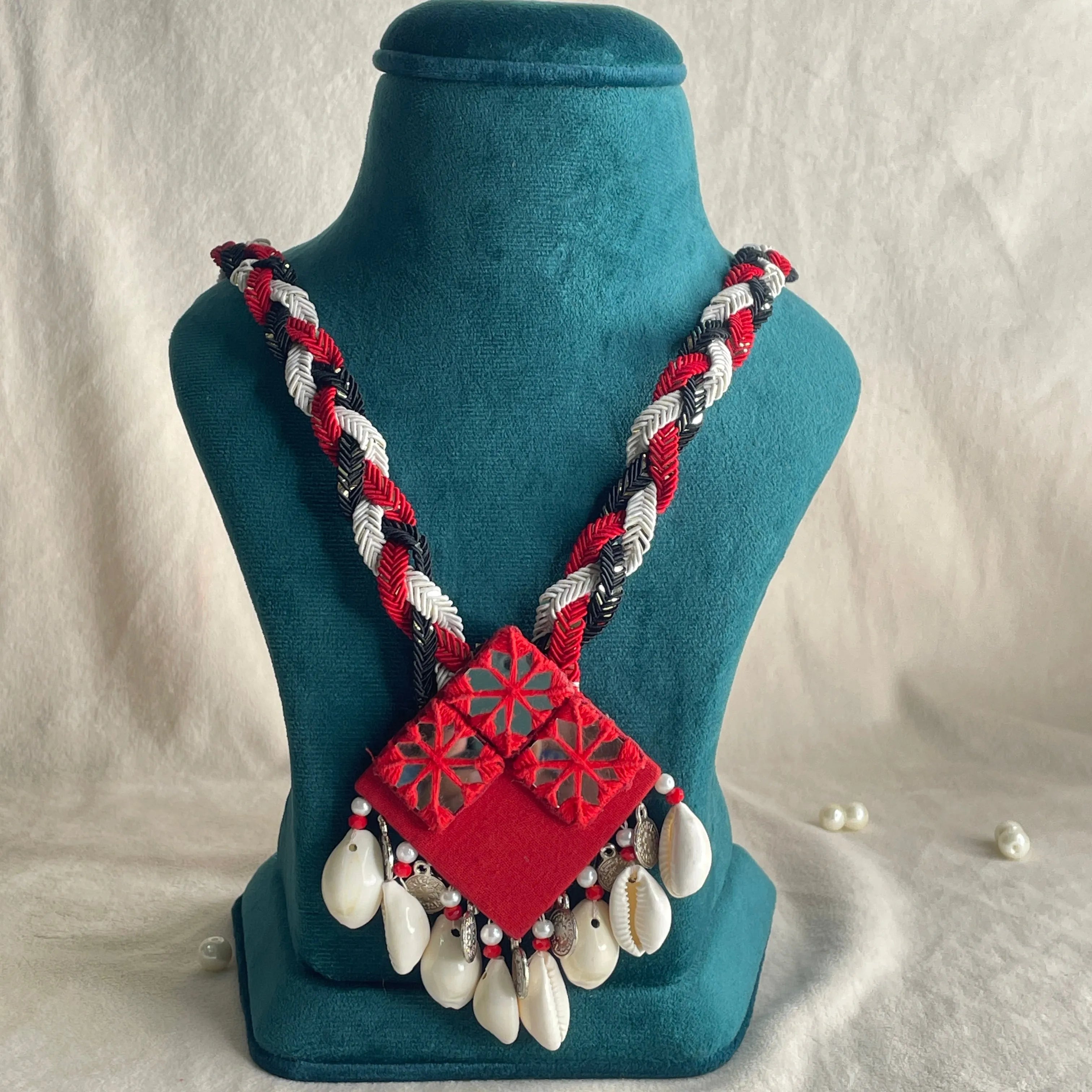 Ruby Classic Multi Color Handmade (Necklace) HM-NP-023 - KHOJ.CITY