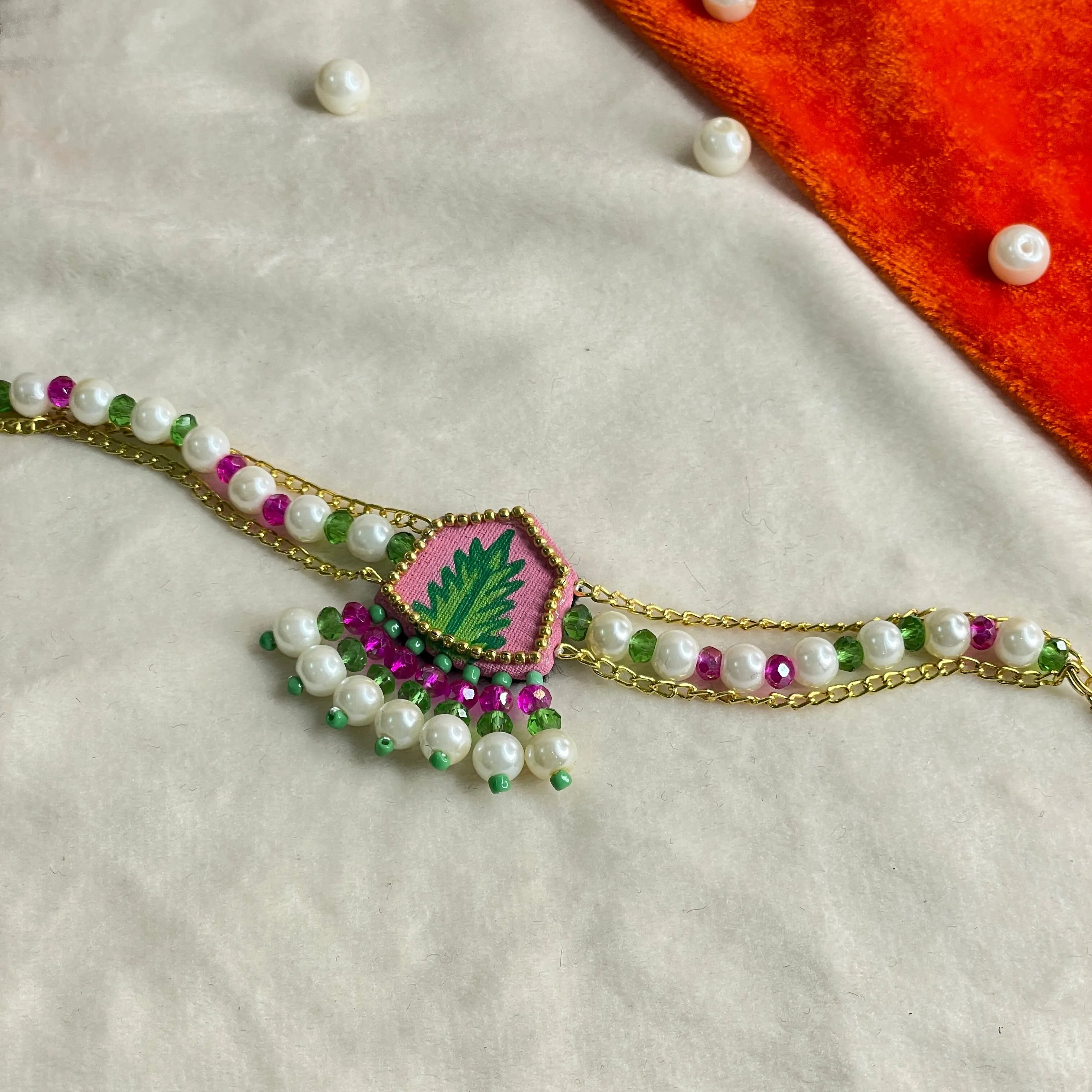 Reni Traditional Multi Color Hand Painted (Bracelet) HP-BR-002 - KHOJ.CITY