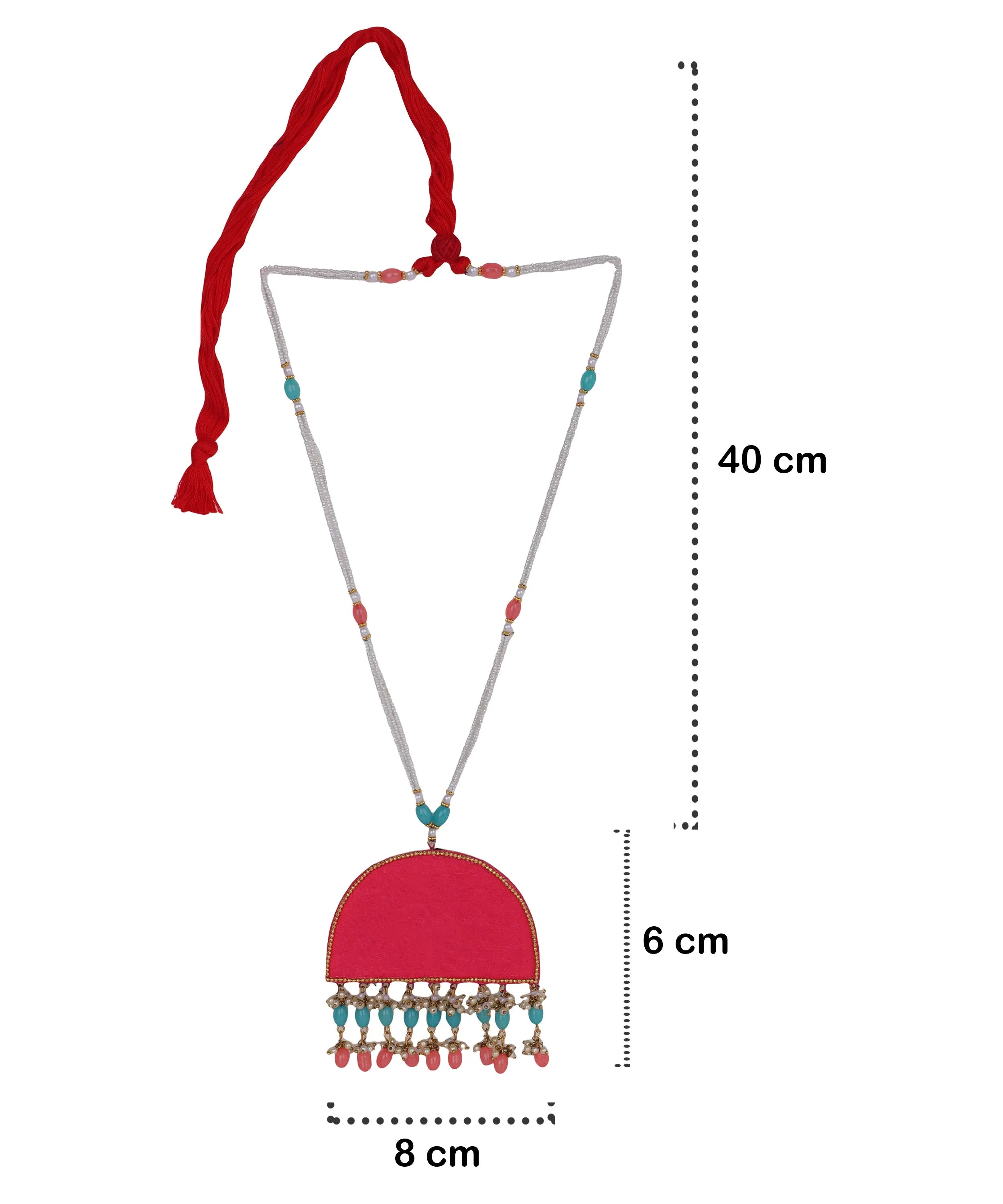 Hasti Classic Multi Color Hand Painted (Necklace) HP-NP-043 - KHOJ.CITY