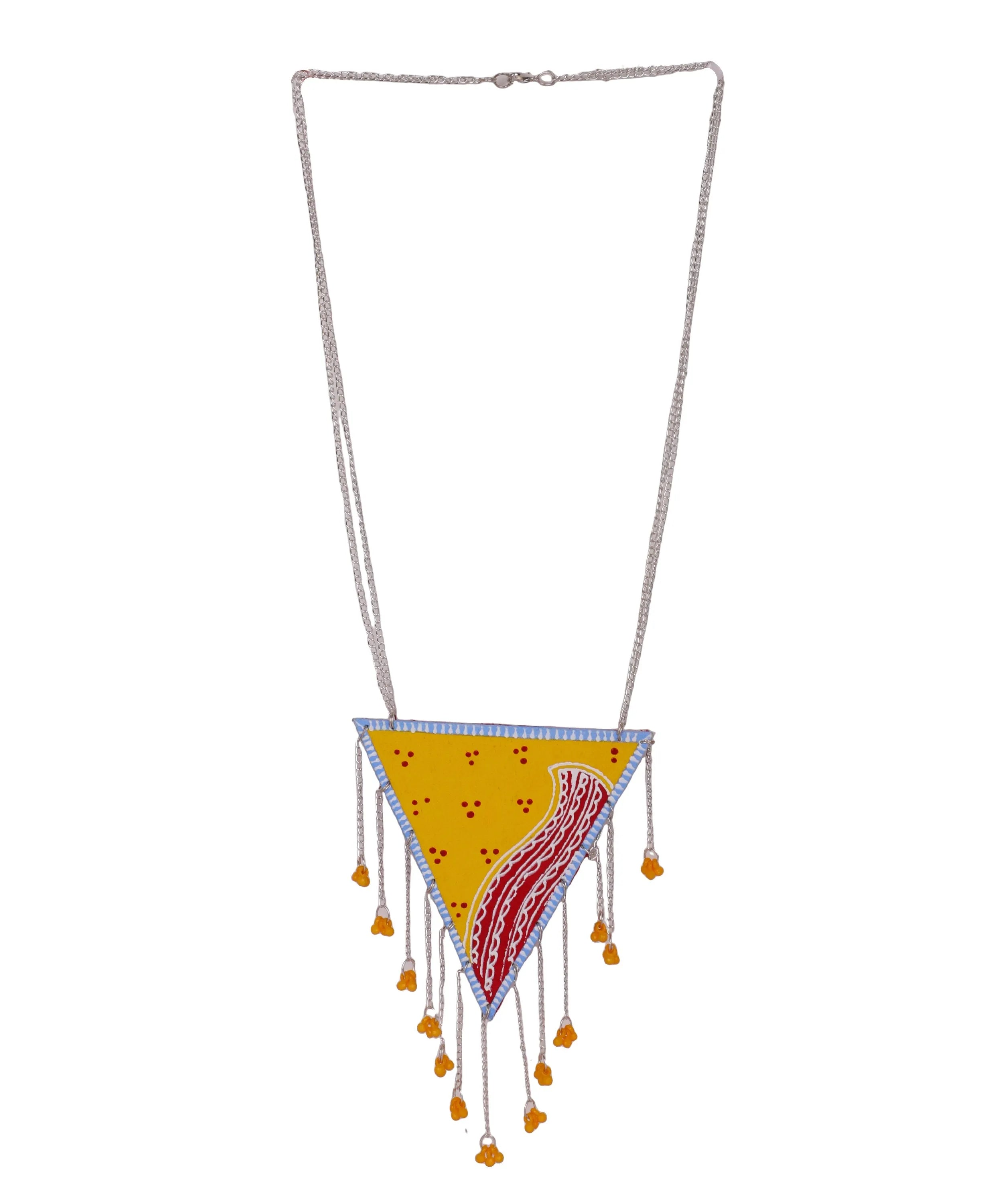 Jalsa Classic Multi Color Hand Painted (Necklace) HP-NP-045 - KHOJ.CITY
