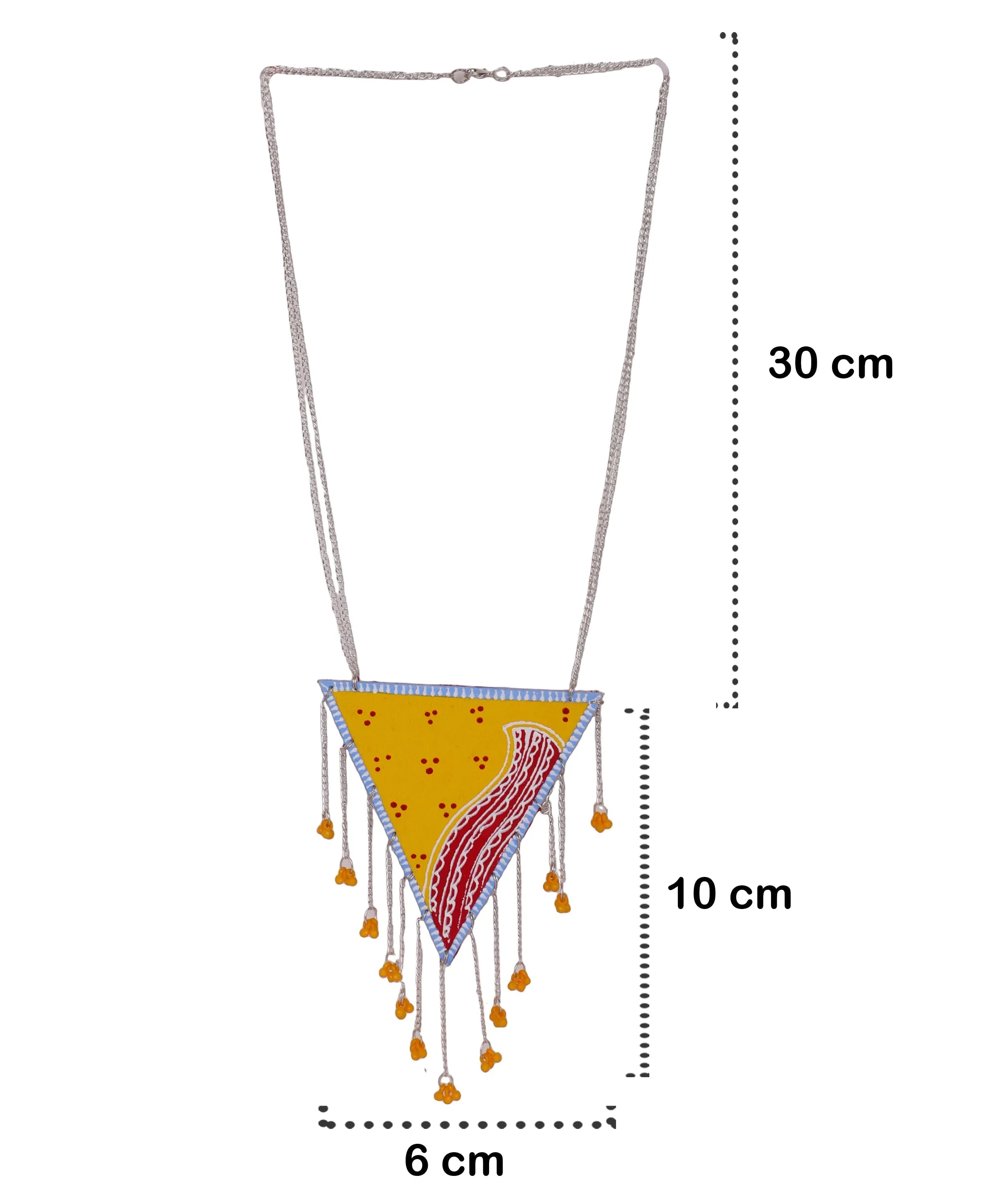 Jalsa Classic Multi Color Hand Painted (Necklace) HP-NP-045 - KHOJ.CITY