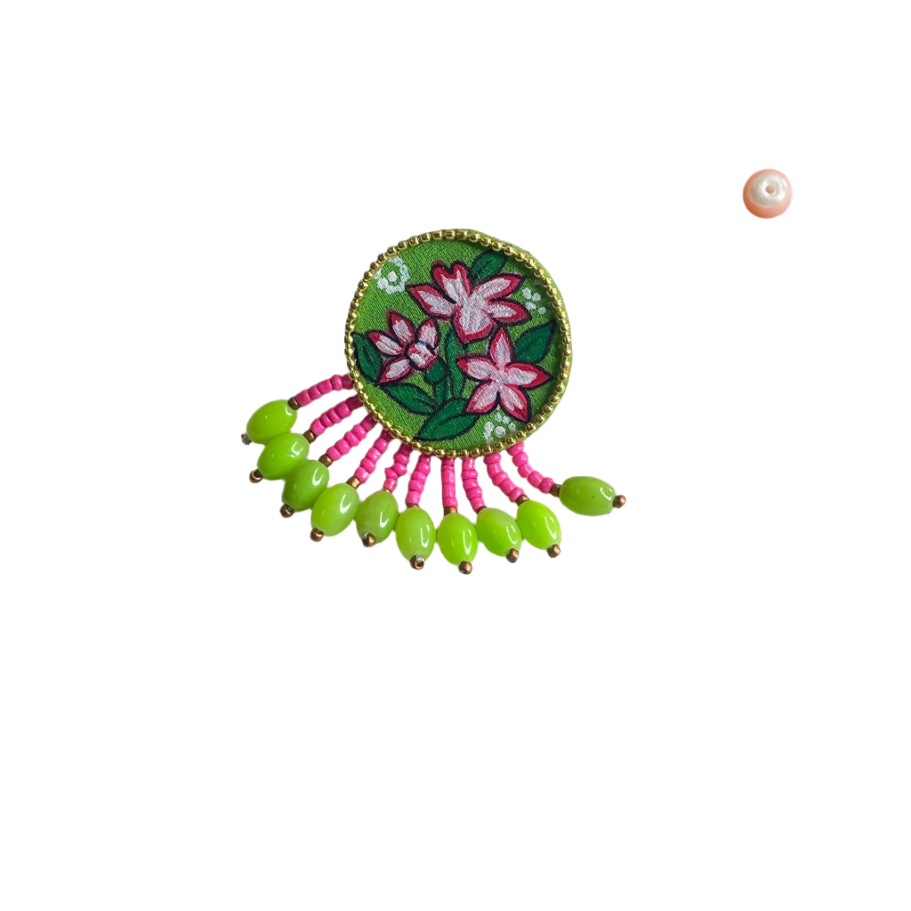 Jinni Classic Multi Color Hand Painted (Ring) HP-RG-007 - KHOJ.CITY