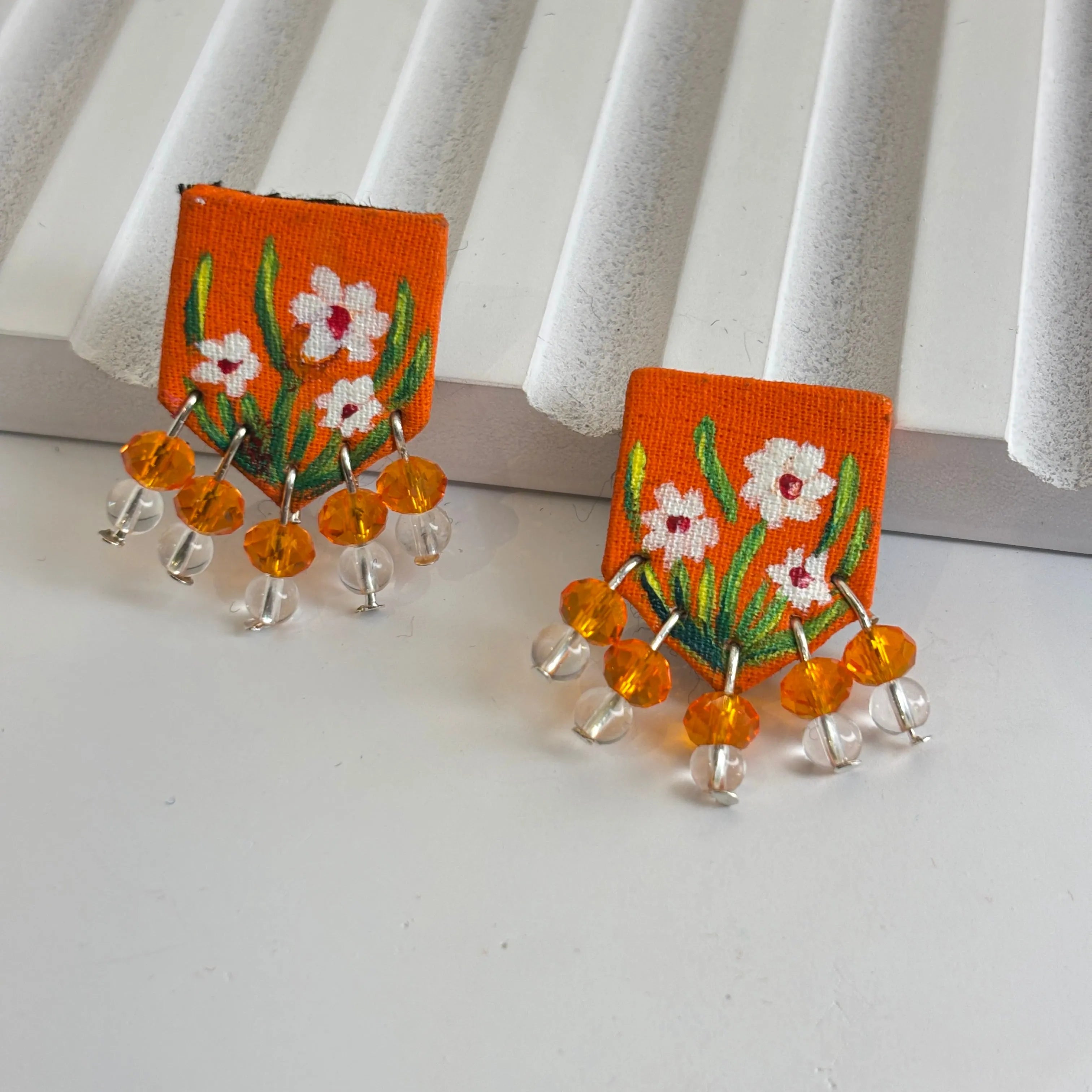 Mini Classic Multi Color Hand Painted Stud (Earrings) HP-ER-243 - KHOJ.CITY