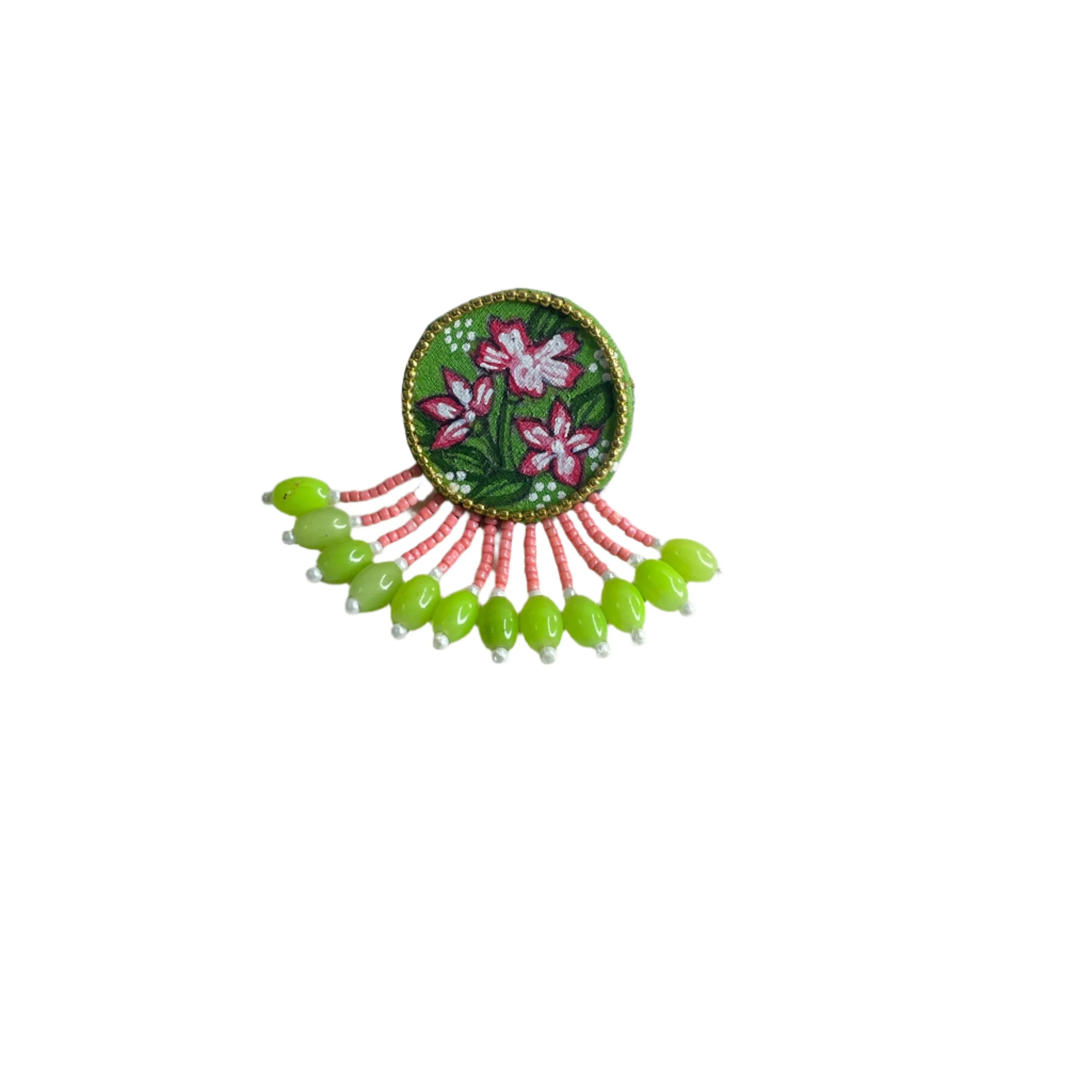 Minty Classic Multi Color Hand Painted (Ring) HP-RG-010 - KHOJ.CITY