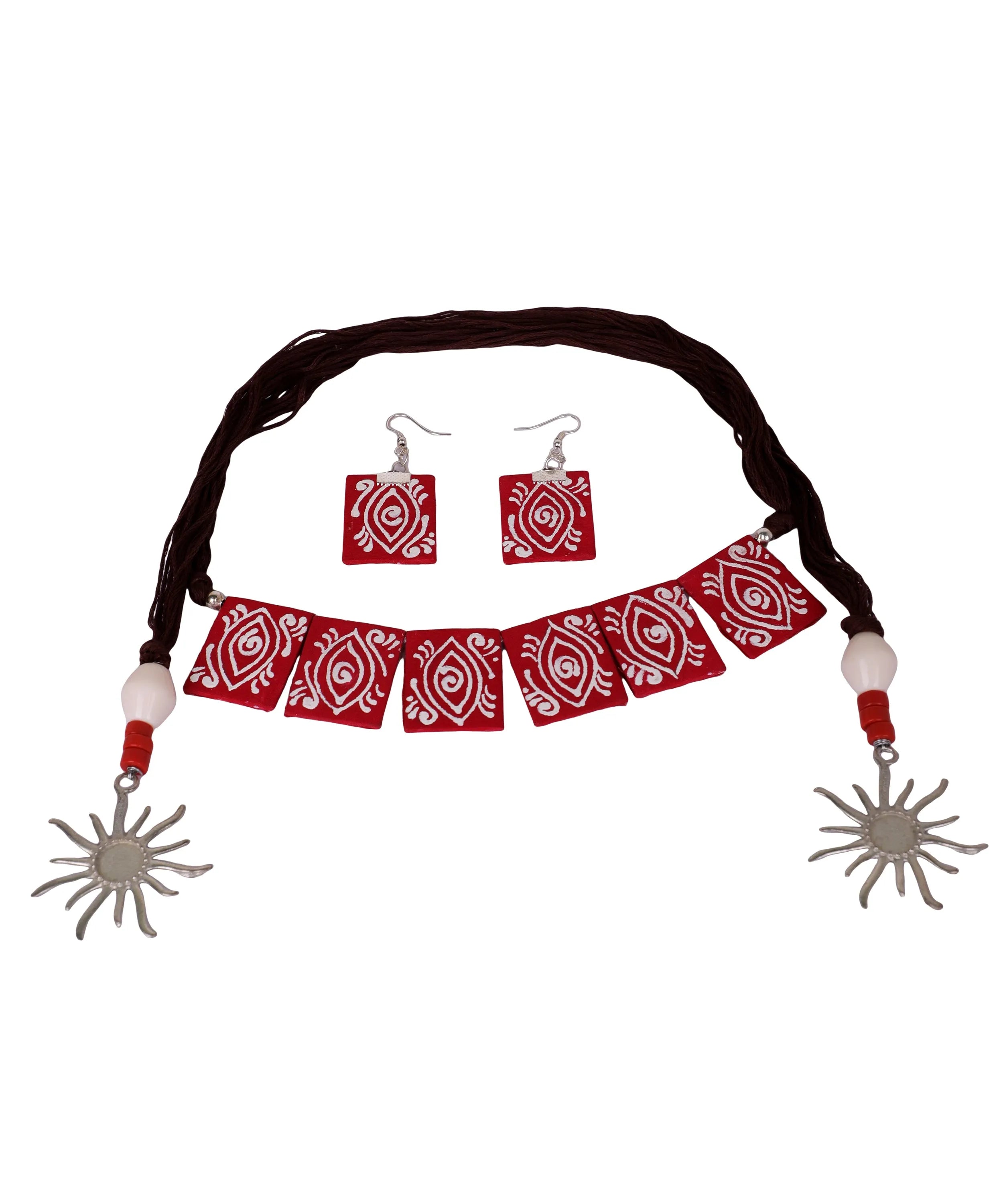 Misha Classic Multi Color Hand Painted (Choker Set) HP-NP-060 - KHOJ.CITY