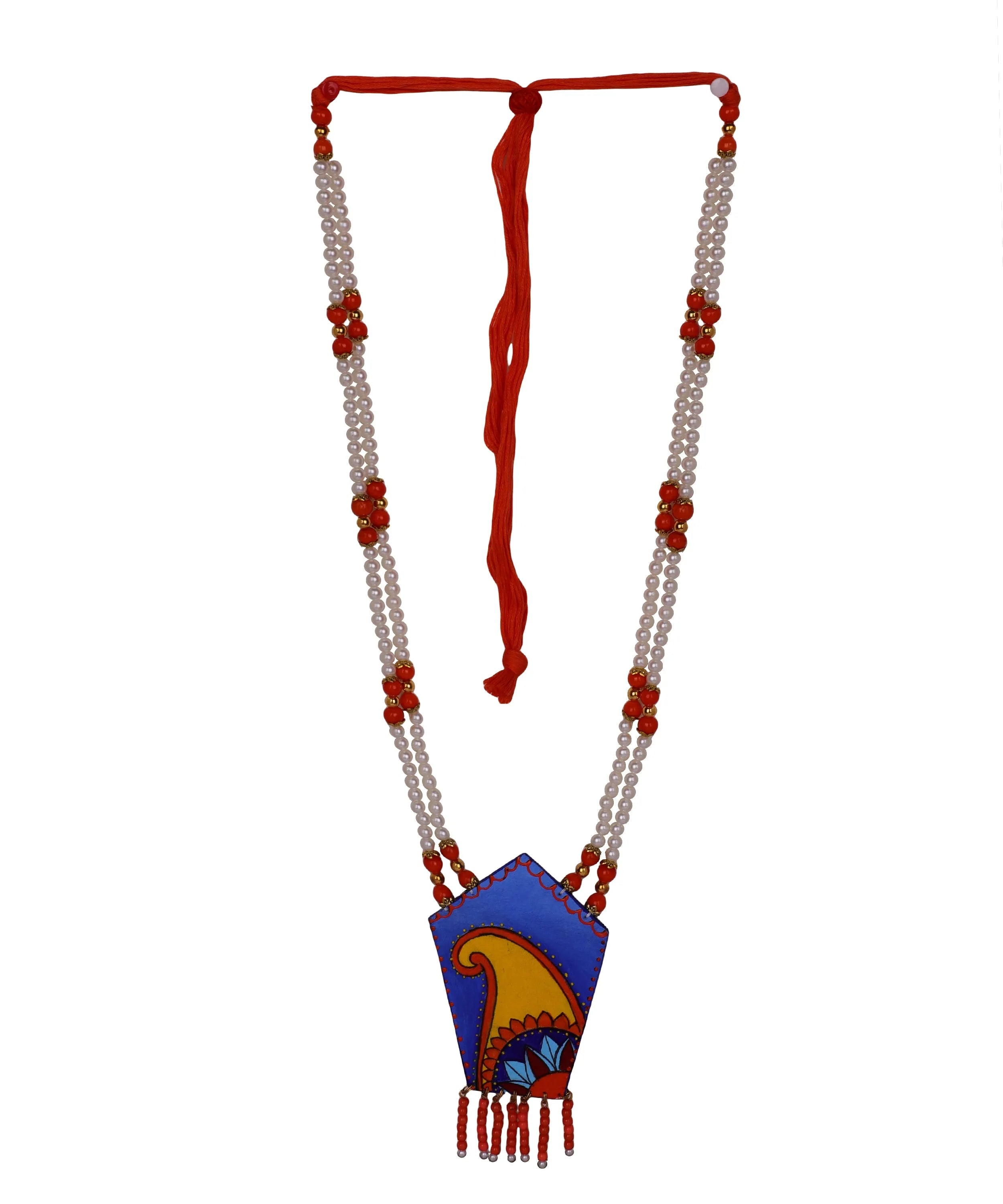 Nooraniya Classic Multi Color Hand Painted (Necklace) HP-NP-076 - KHOJ.CITY