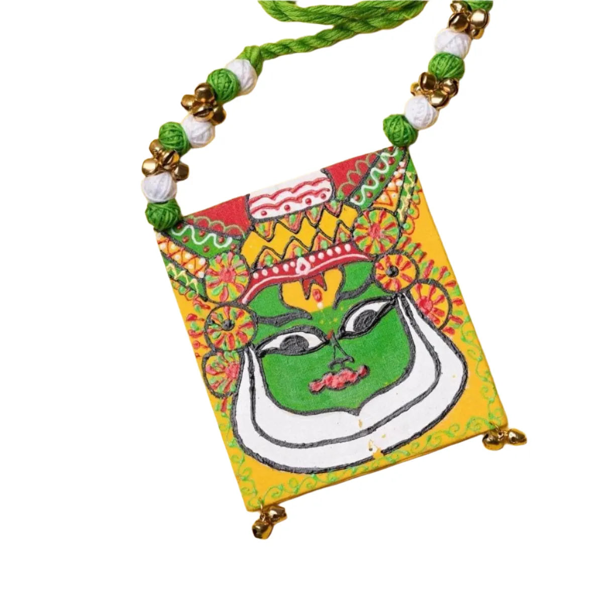 Nrityakala Classic Multi Color Hand Painted (Necklace) HP-NP-078 - KHOJ.CITY