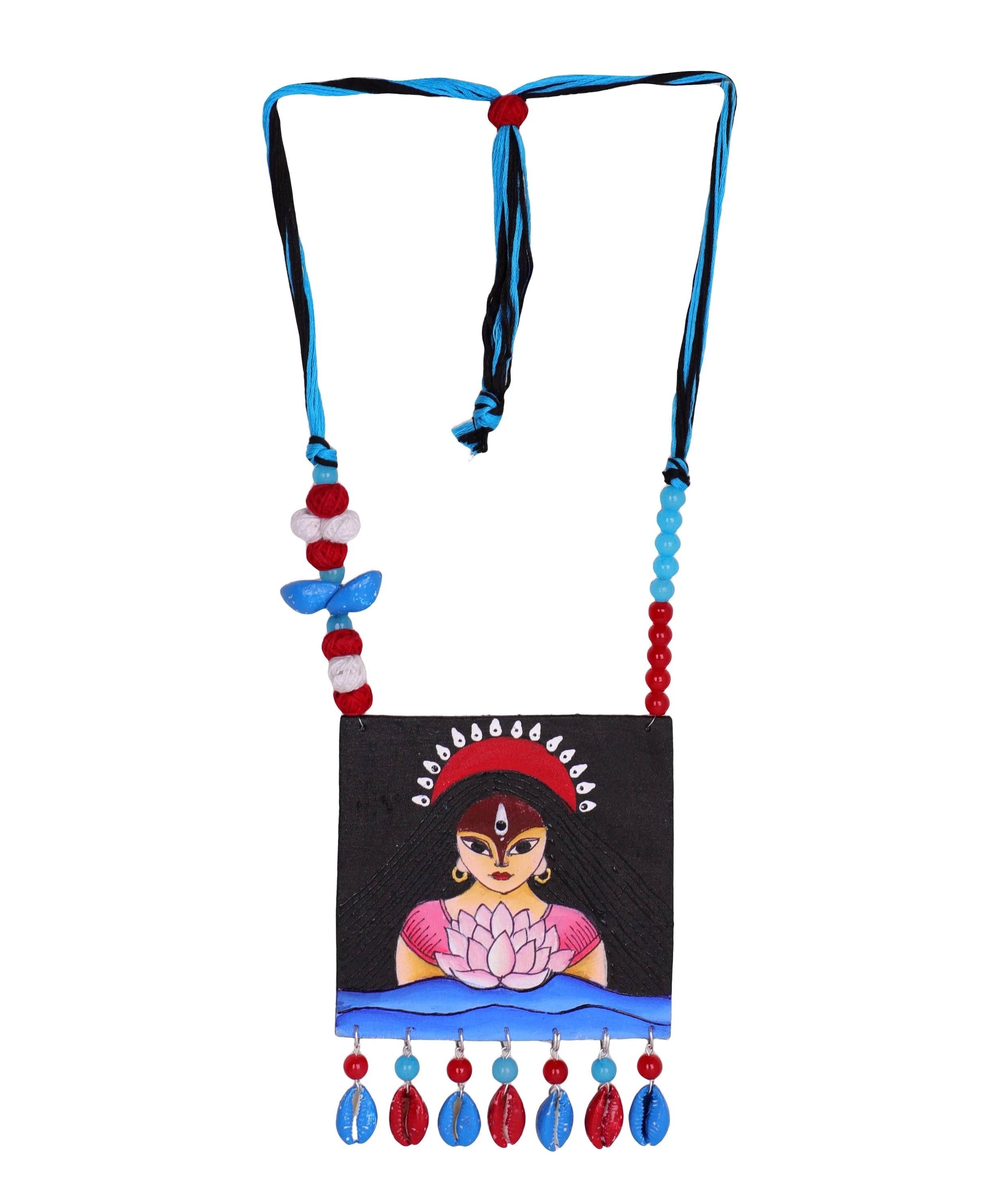 Padmavati Classic Multi Color Hand Painted (Necklace ) HP-NP-080 - KHOJ.CITY