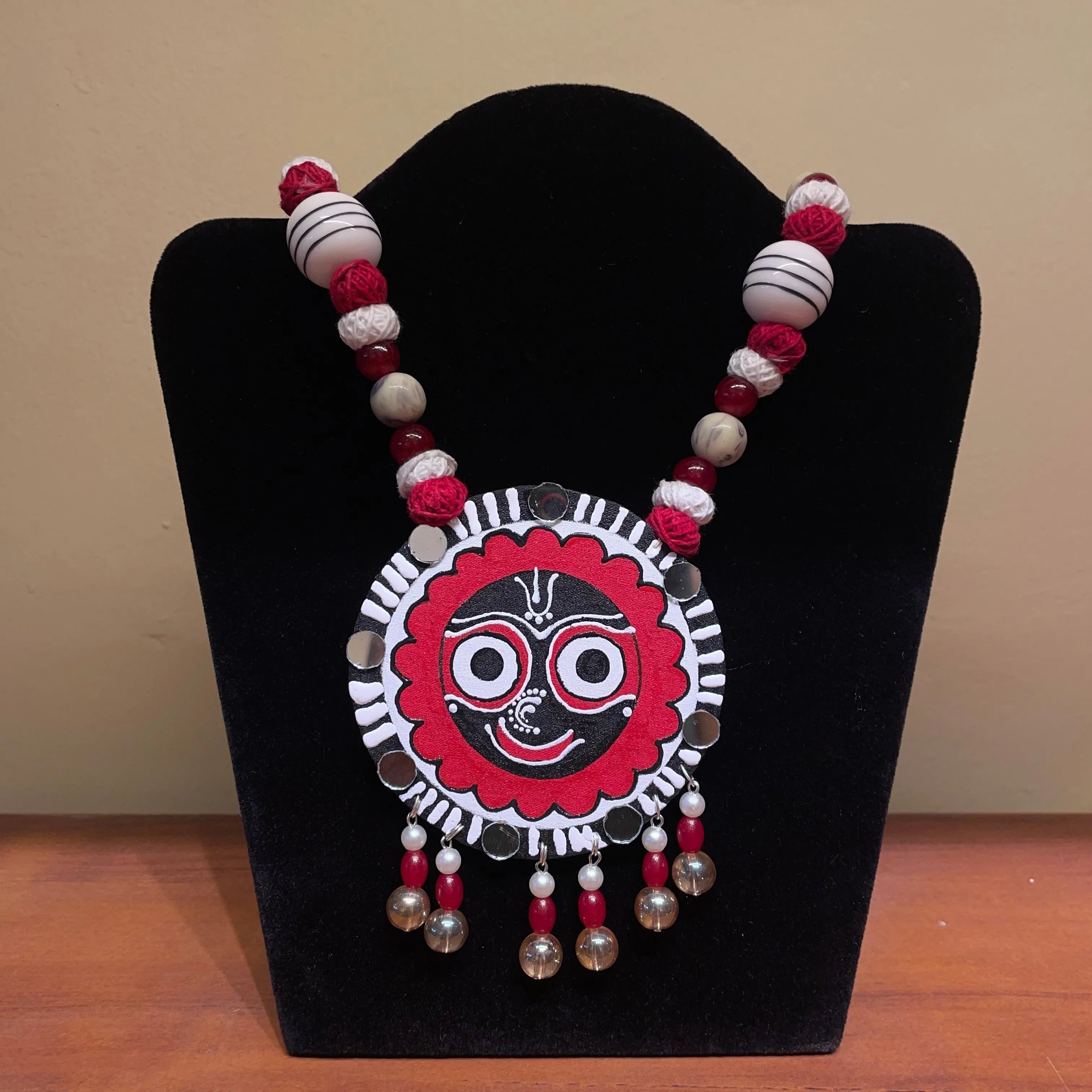 Govinda Puri Jagannath Traditional Multi Color Hand Painted (Necklace) HP-NP-153 - KHOJ.CITY