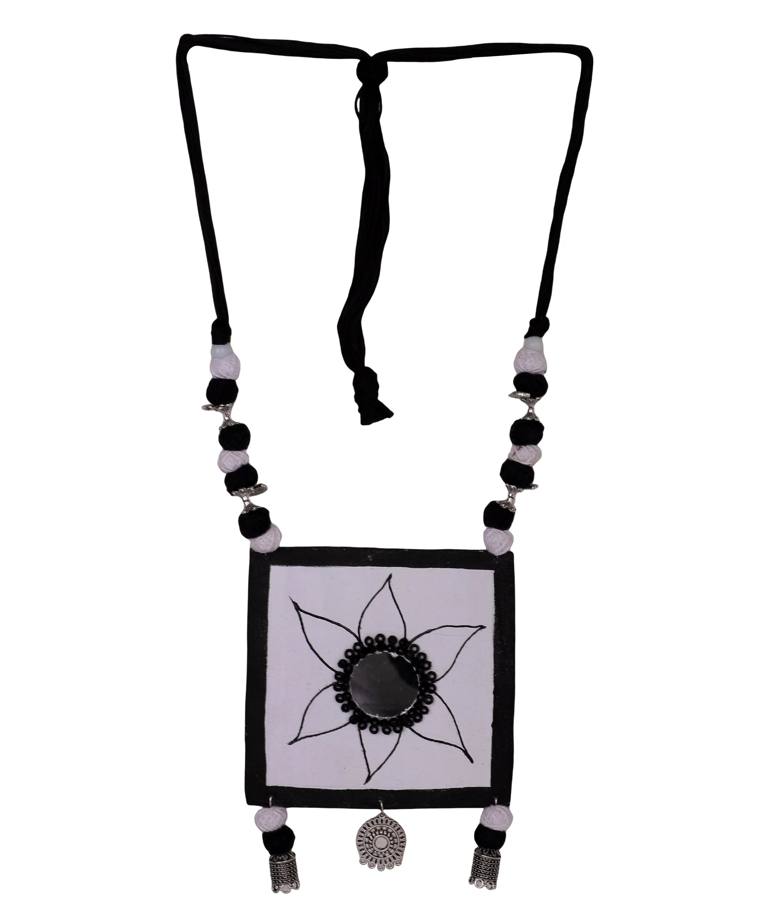 Pushpo Classic Multi Color Handmade (Necklace Set) HM-NP-009 - KHOJ.CITY