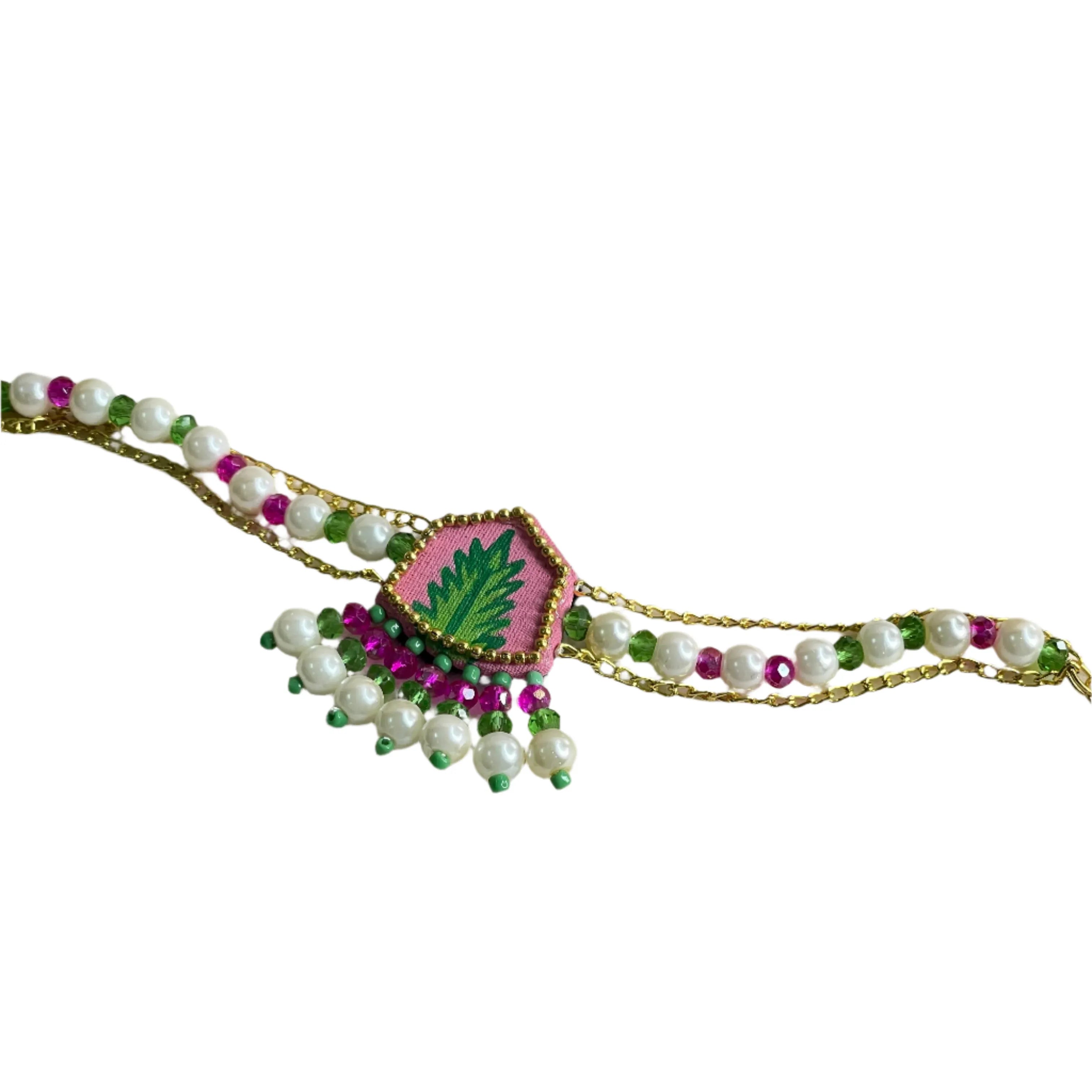 Reni Traditional Multi Color Hand Painted (Bracelet) HP-BR-002 - KHOJ.CITY
