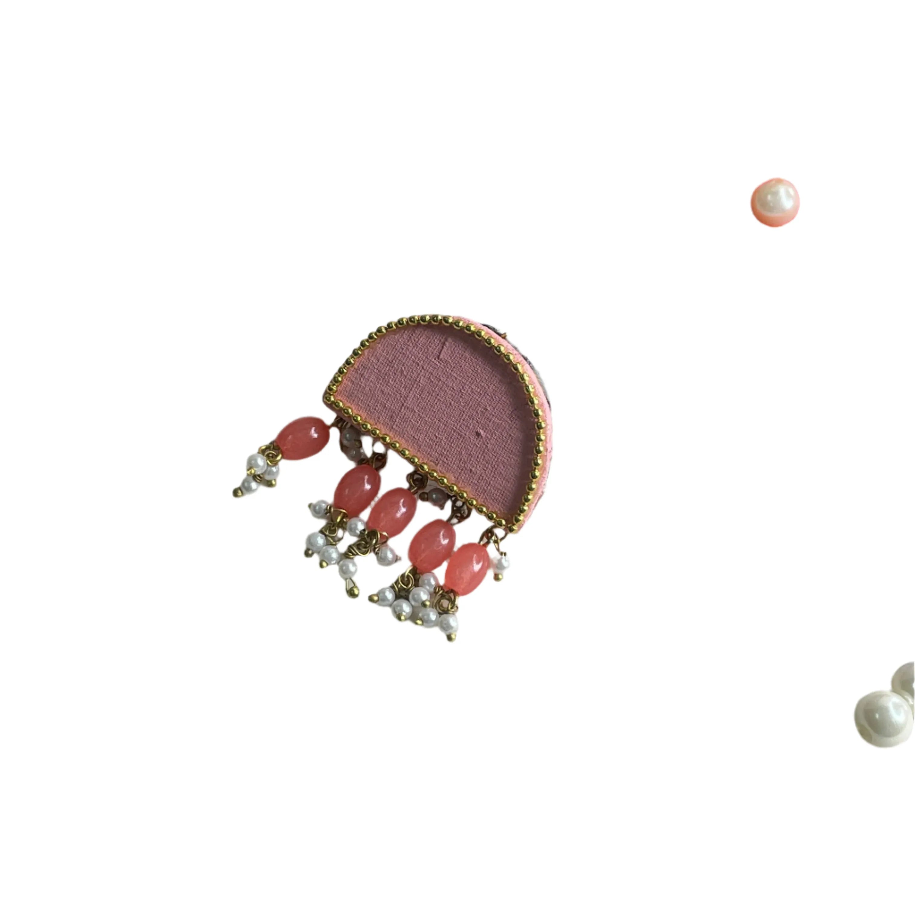 Salmon Classic Multi Color Hand Painted (Ring) HP-RG-003 - KHOJ.CITY