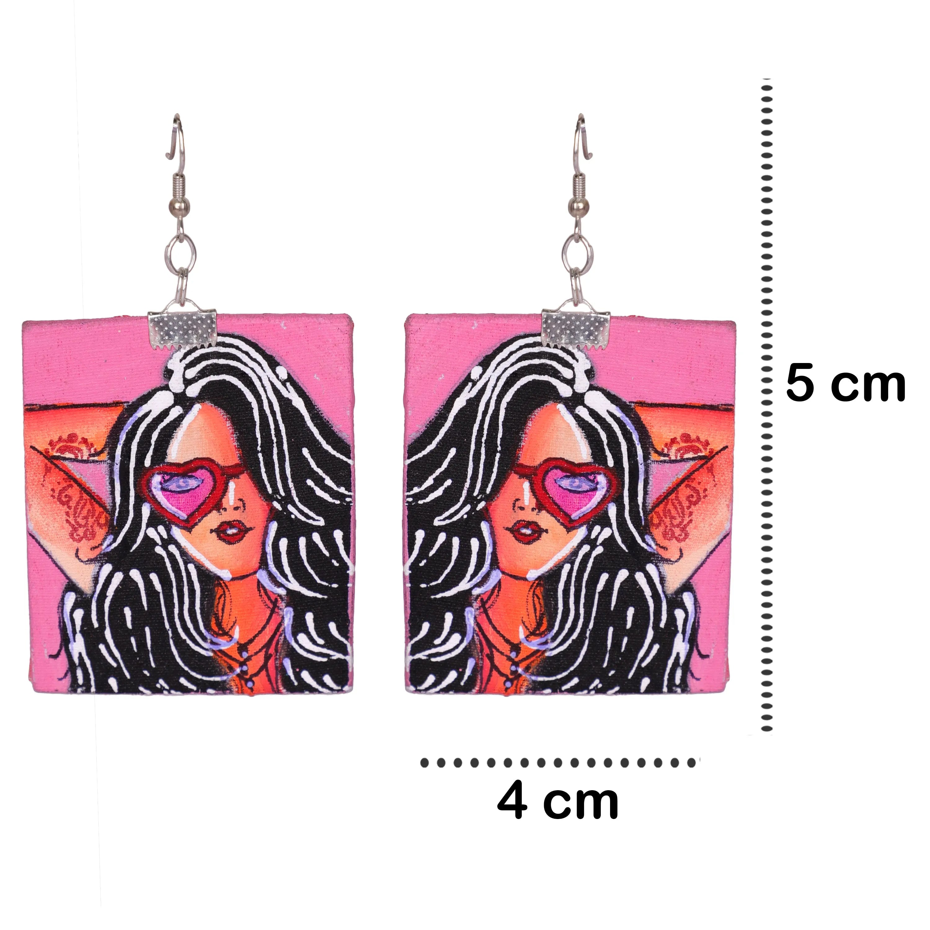Sassy Urban Naari Bohemian Multi Color Hand Painted (Necklace Set) HP-NP-209 - KHOJ.CITY